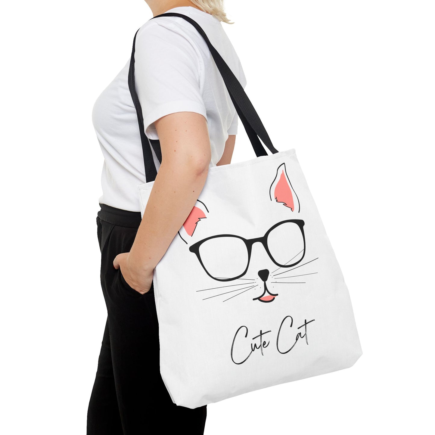 Cute Cat Tote Bag – Eco-Friendly Gift for Cat Lovers