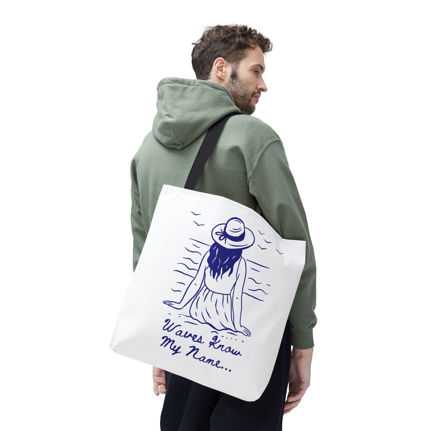 Beach Vibes Tote Bag – Summer Travel, Grocery & Gift Bag