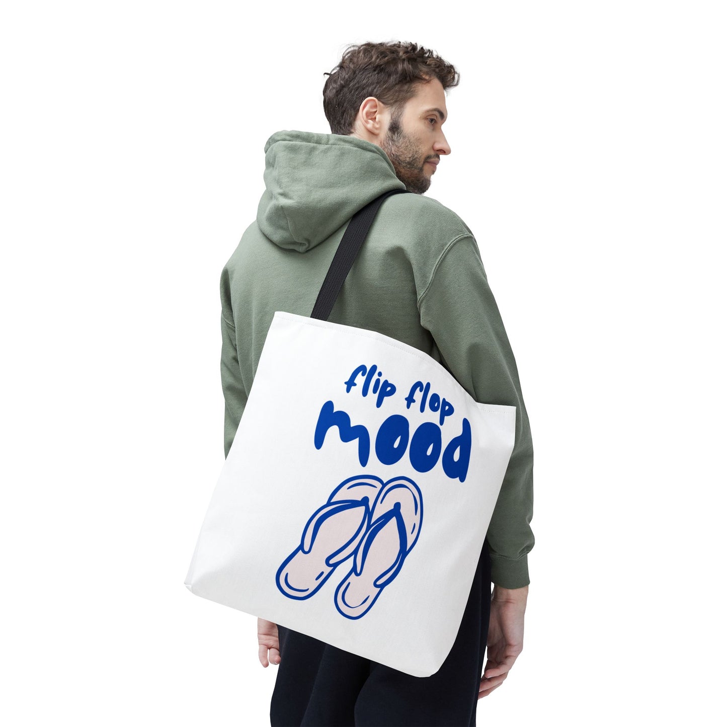 Fun Flip Flop Mood Tote Bag – Beach Days & Summer Vacation Gift