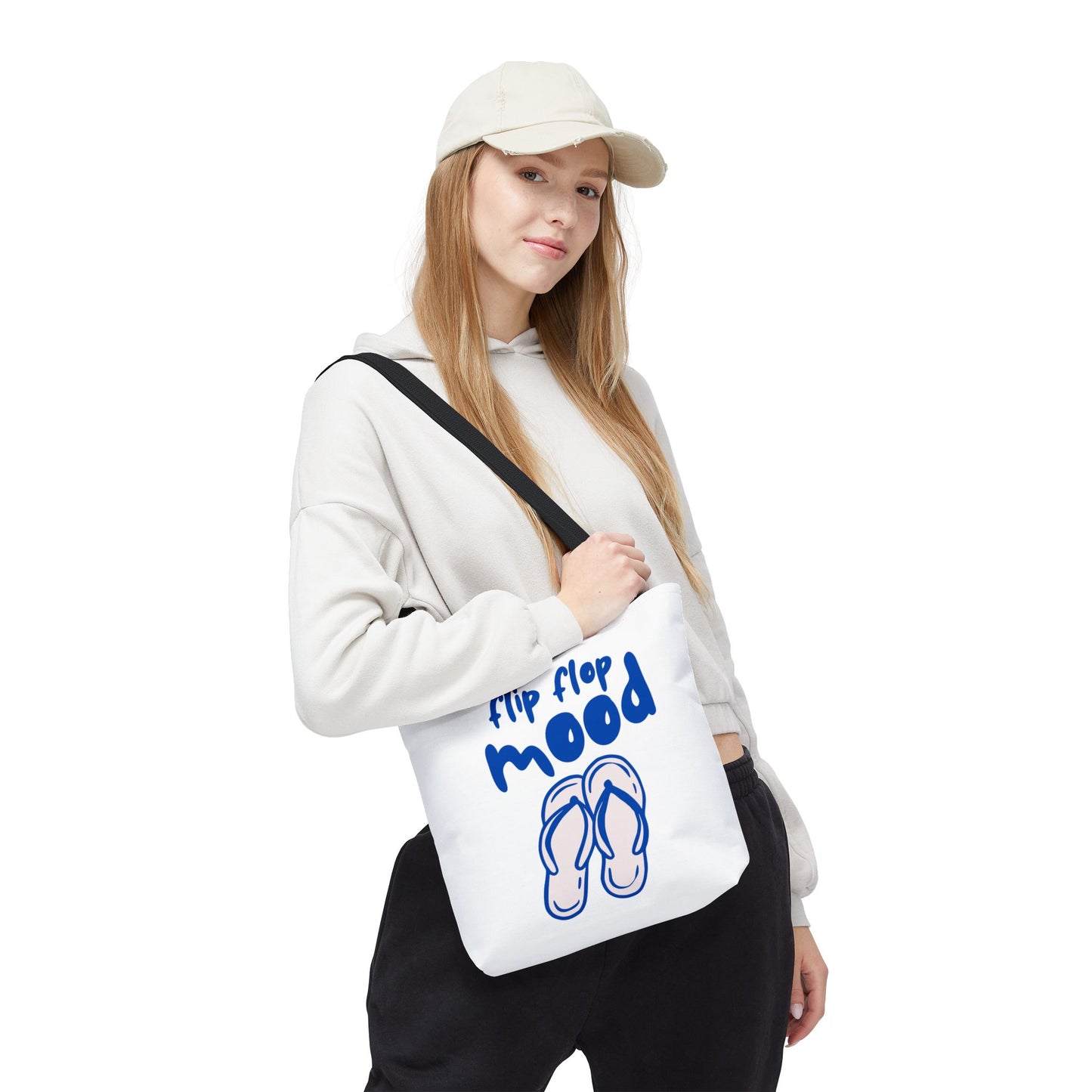 Fun Flip Flop Mood Tote Bag – Beach Days & Summer Vacation Gift