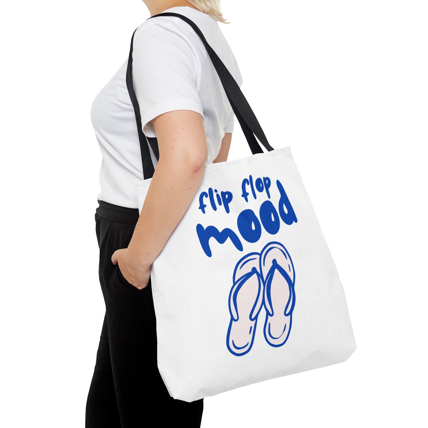 Fun Flip Flop Mood Tote Bag – Beach Days & Summer Vacation Gift