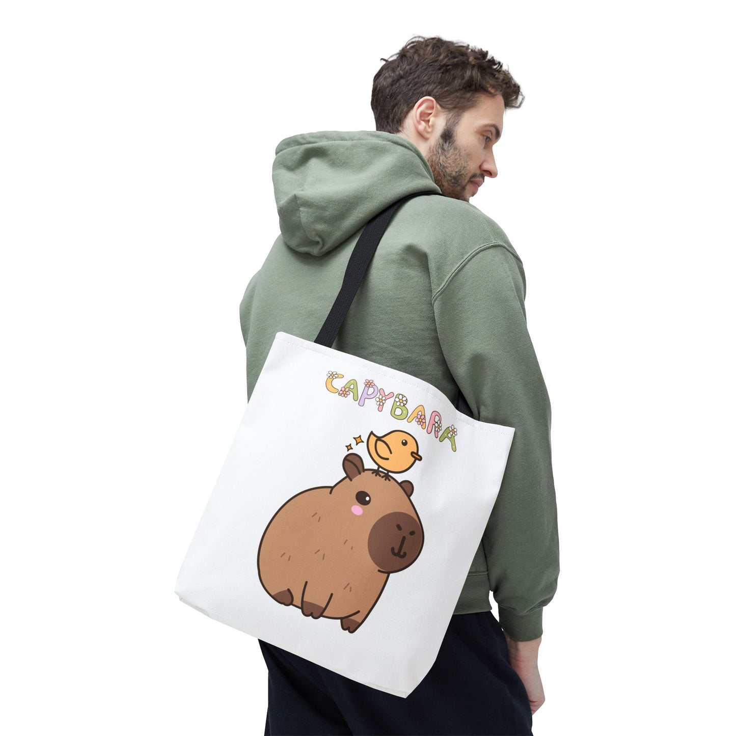 Cute Capybara Tote Bag – Eco-Friendly Gift for Animal Lovers