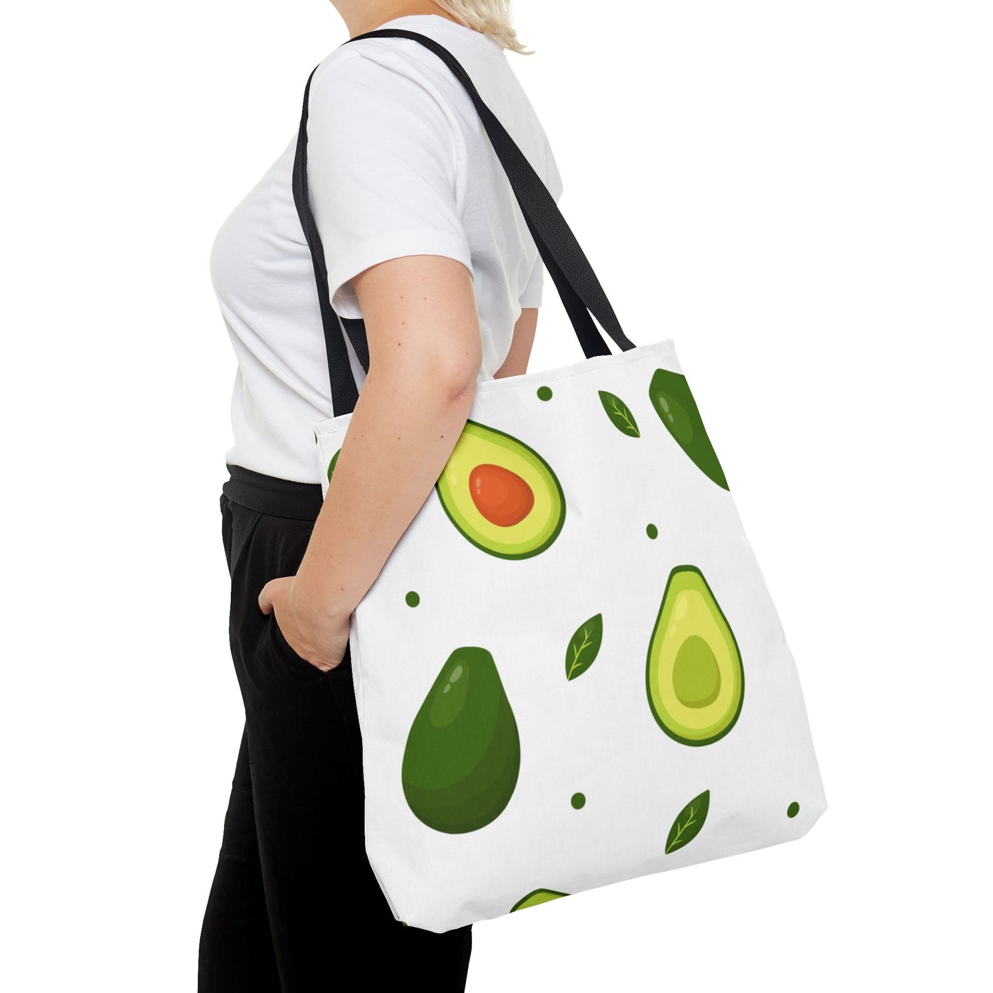 Avocado Pattern Tote Bag – Eco-Friendly Reusable Shopper