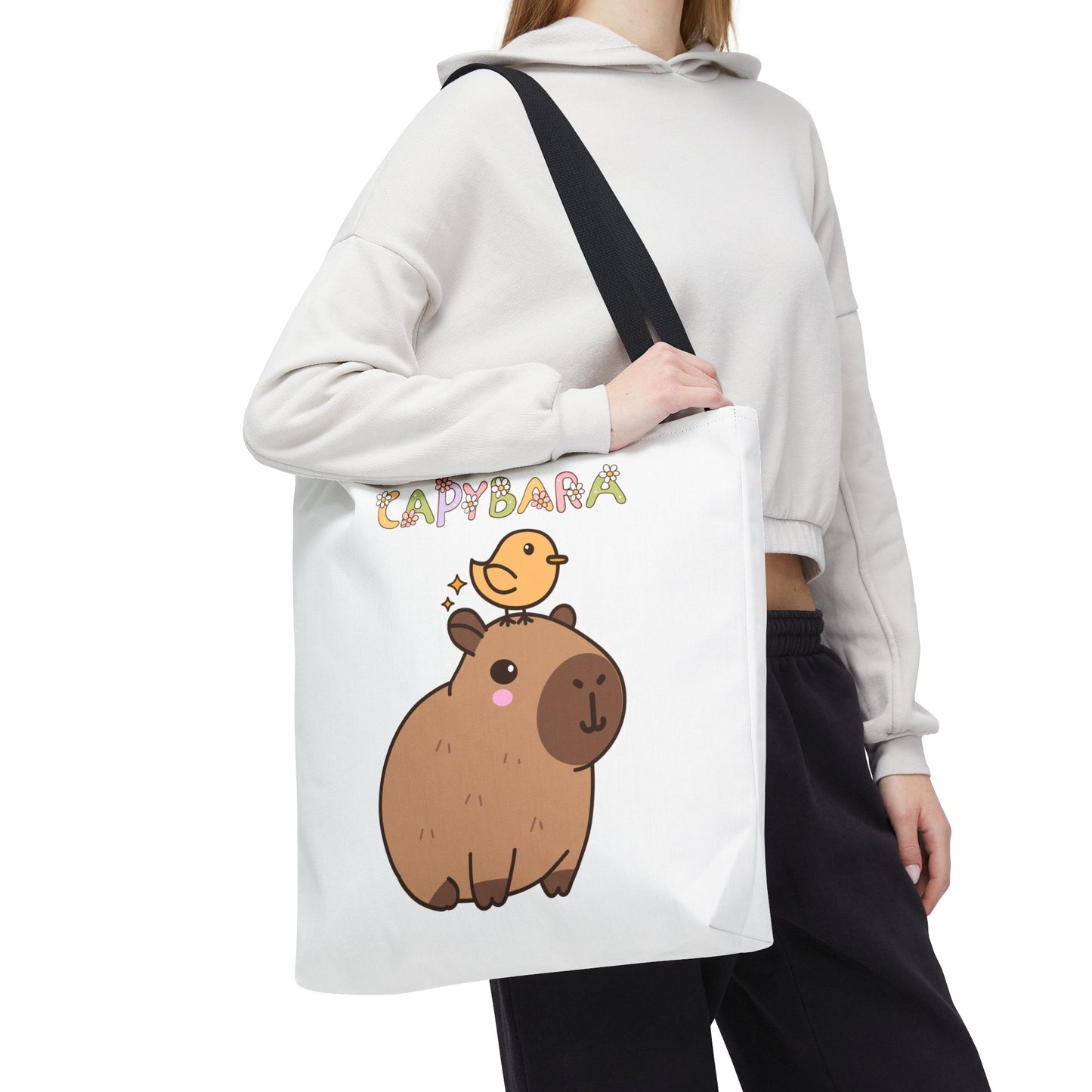 Cute Capybara Tote Bag – Eco-Friendly Gift for Animal Lovers