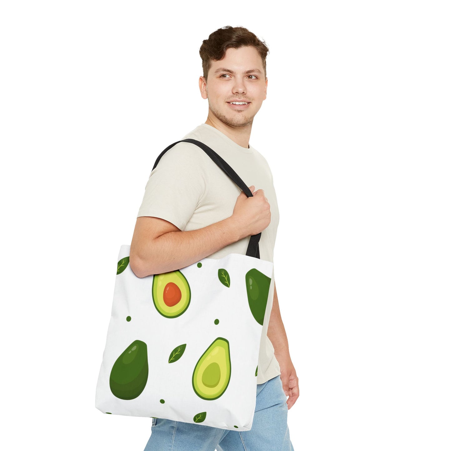 Avocado Pattern Tote Bag – Eco-Friendly Reusable Shopper