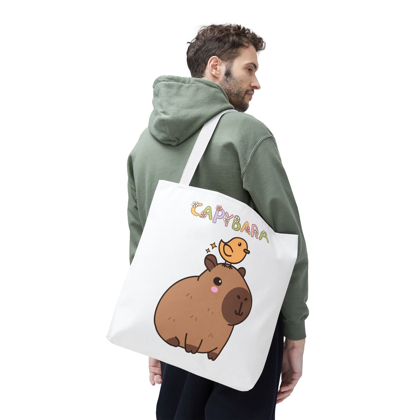 Cute Capybara Tote Bag – Eco-Friendly Gift for Animal Lovers