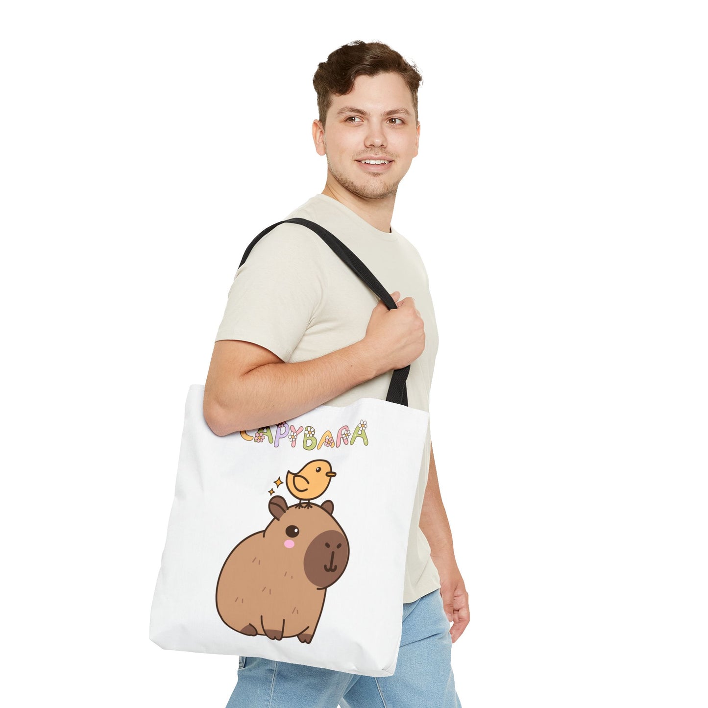 Cute Capybara Tote Bag – Eco-Friendly Gift for Animal Lovers