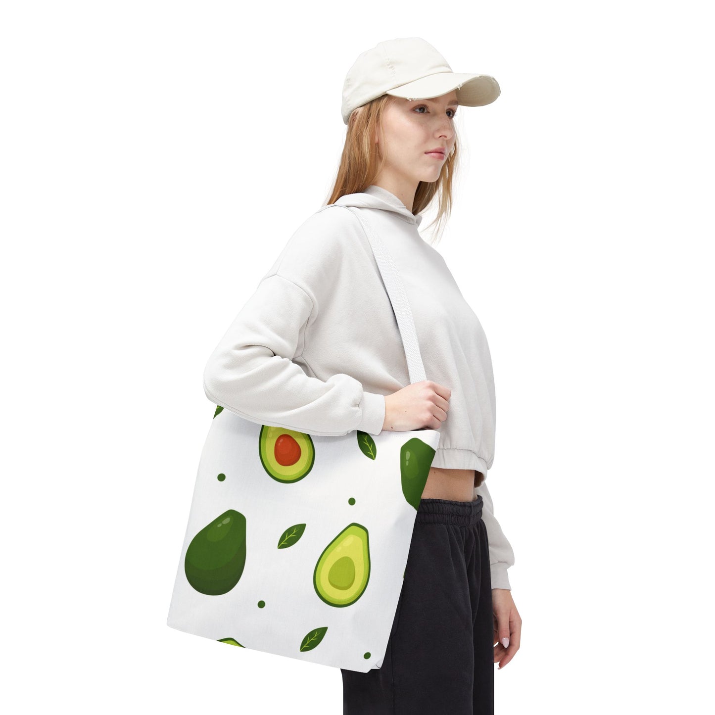 Avocado Pattern Tote Bag – Eco-Friendly Reusable Shopper
