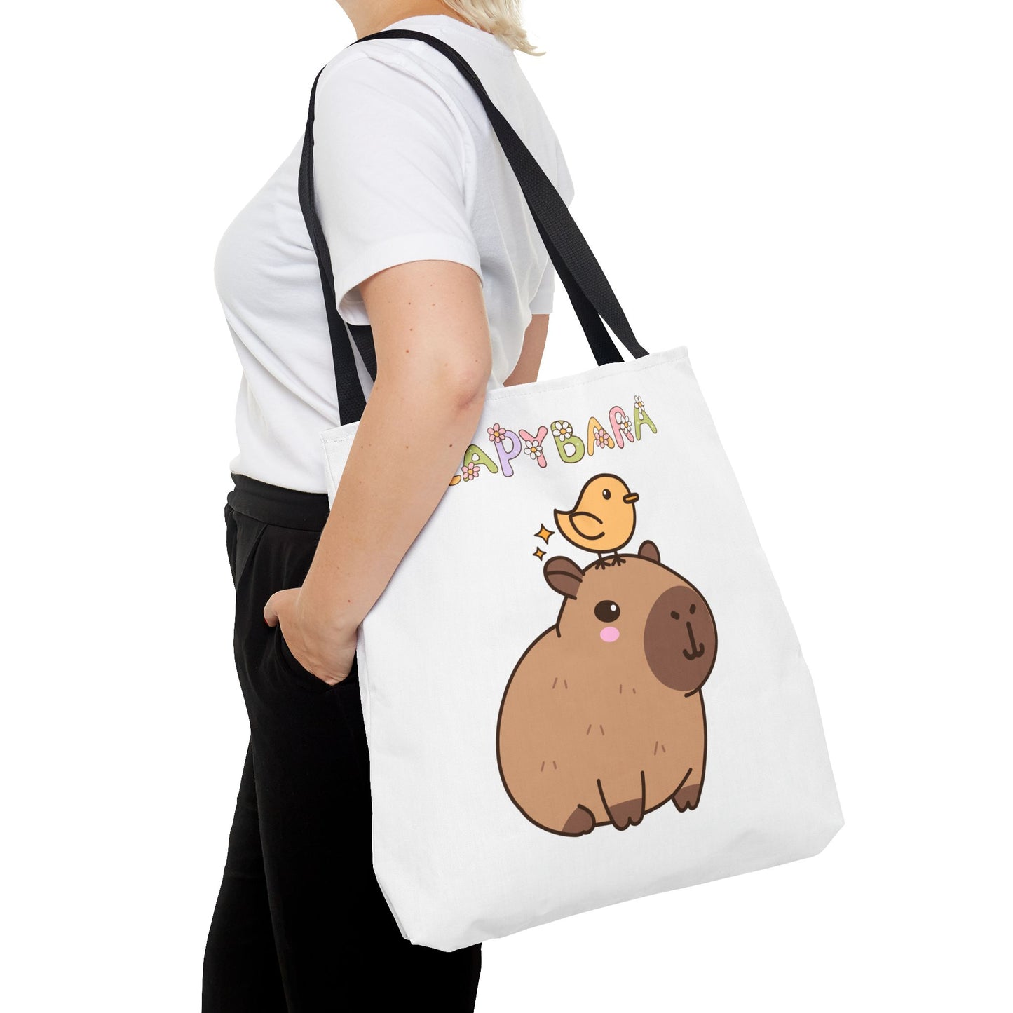 Cute Capybara Tote Bag – Eco-Friendly Gift for Animal Lovers