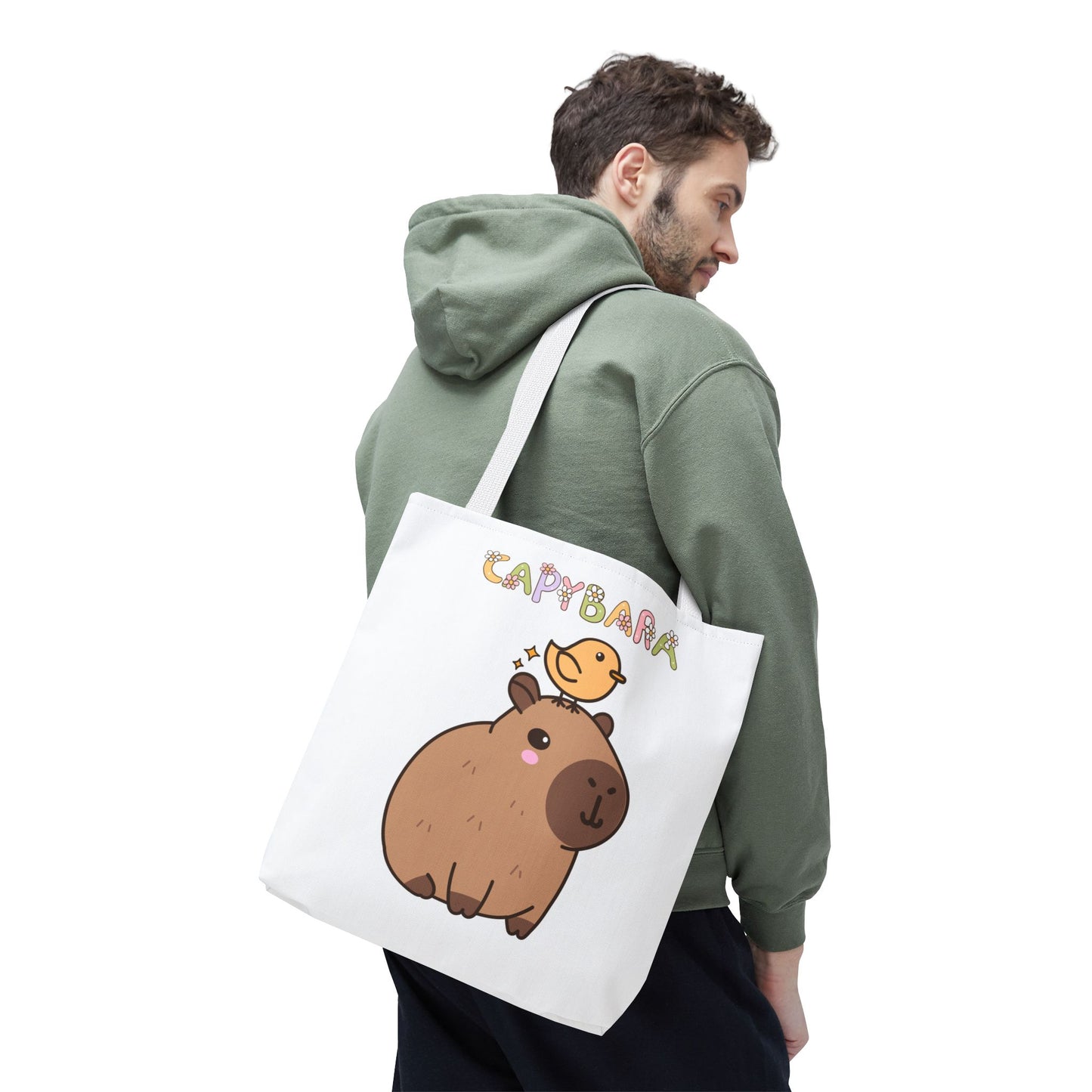 Cute Capybara Tote Bag – Eco-Friendly Gift for Animal Lovers