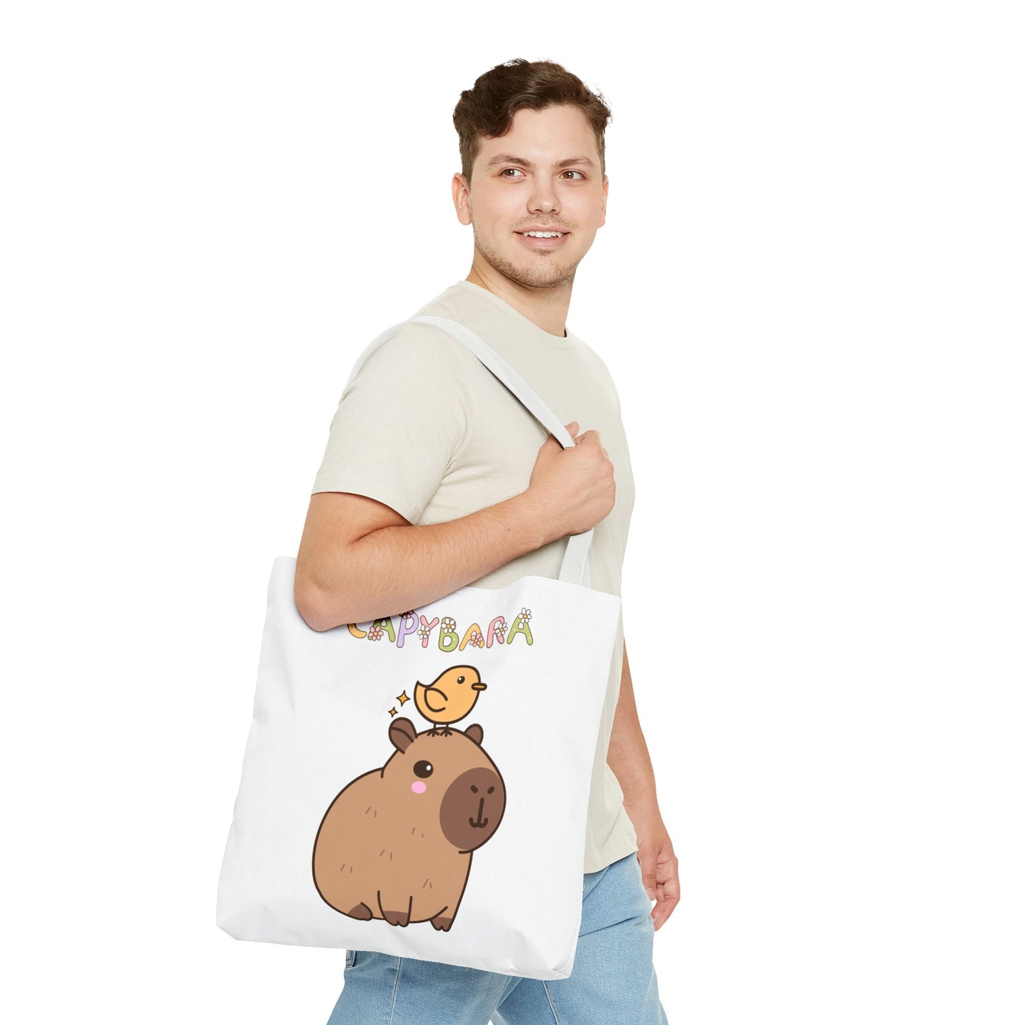 Cute Capybara Tote Bag – Eco-Friendly Gift for Animal Lovers