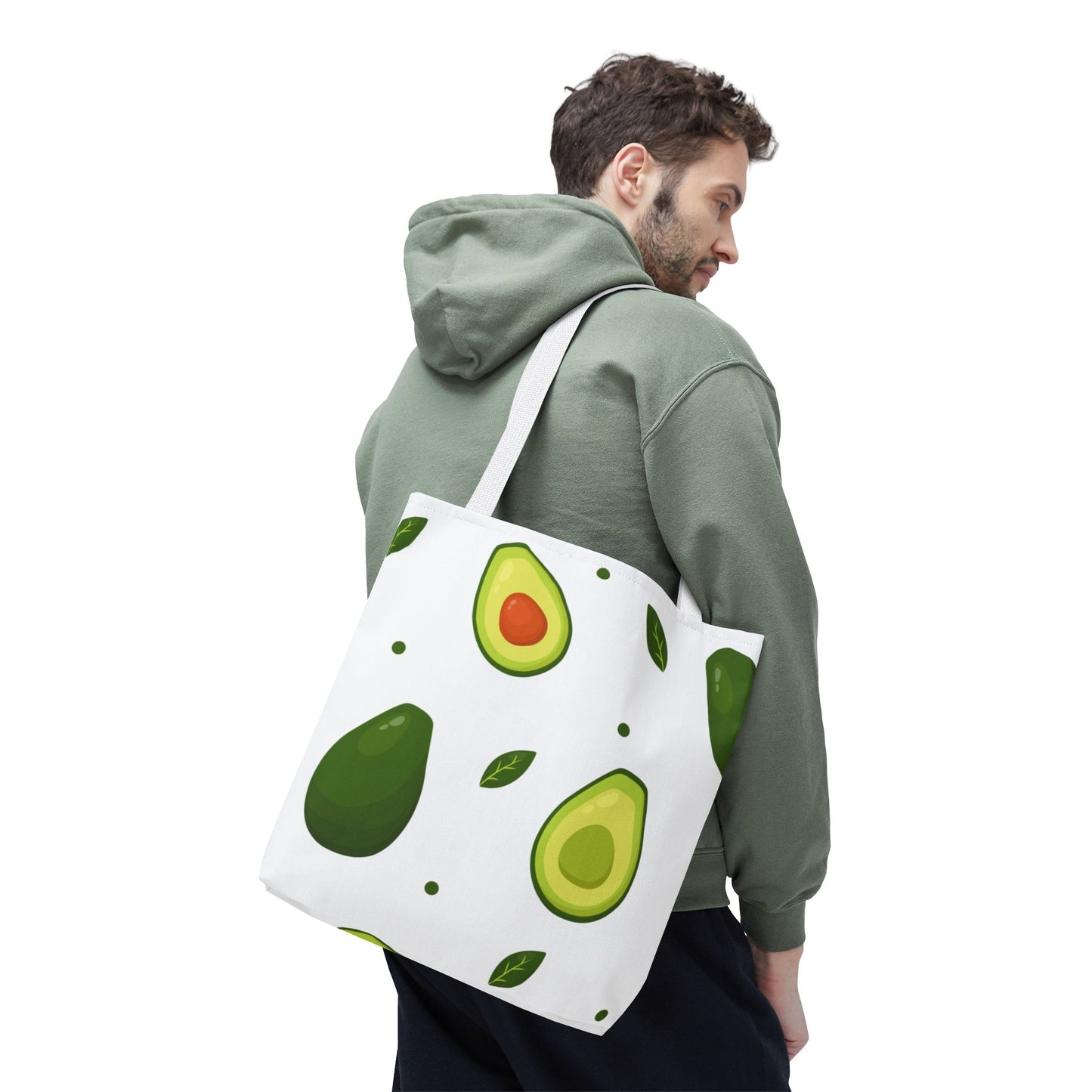 Avocado Pattern Tote Bag – Eco-Friendly Reusable Shopper