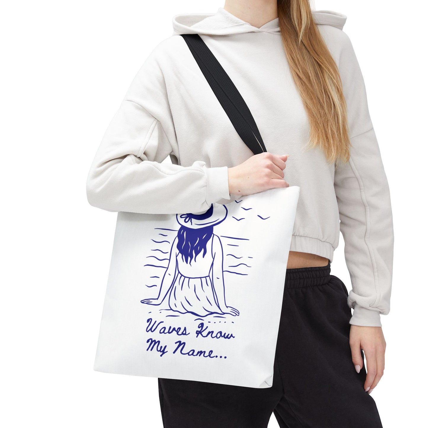 Beach Vibes Tote Bag – Summer Travel, Grocery & Gift Bag