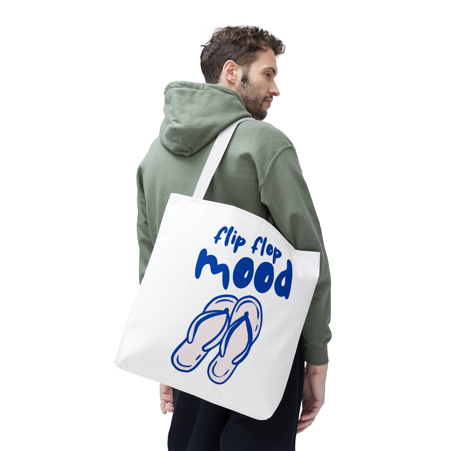 Fun Flip Flop Mood Tote Bag – Beach Days & Summer Vacation Gift