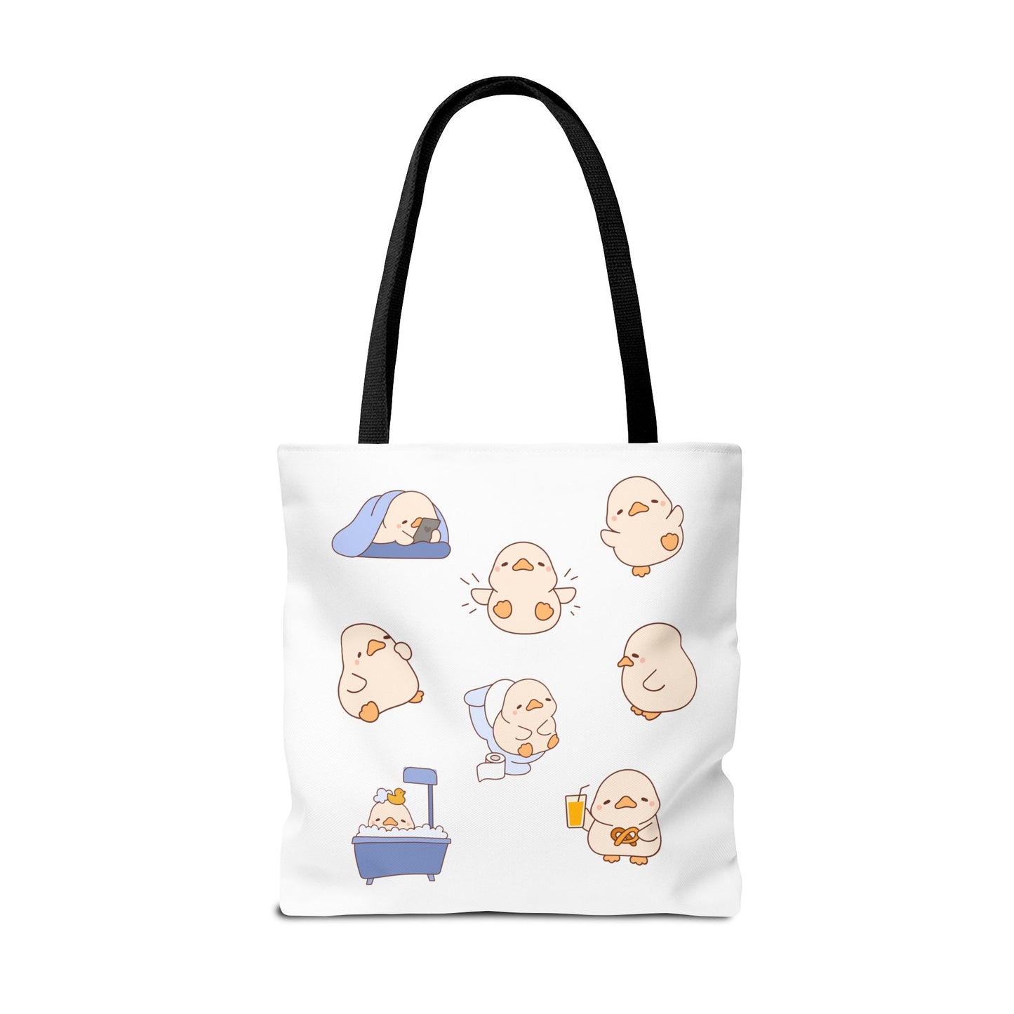 Cute Cartoon Chick Tote Bag – Eco-Friendly Animal Lover Gift