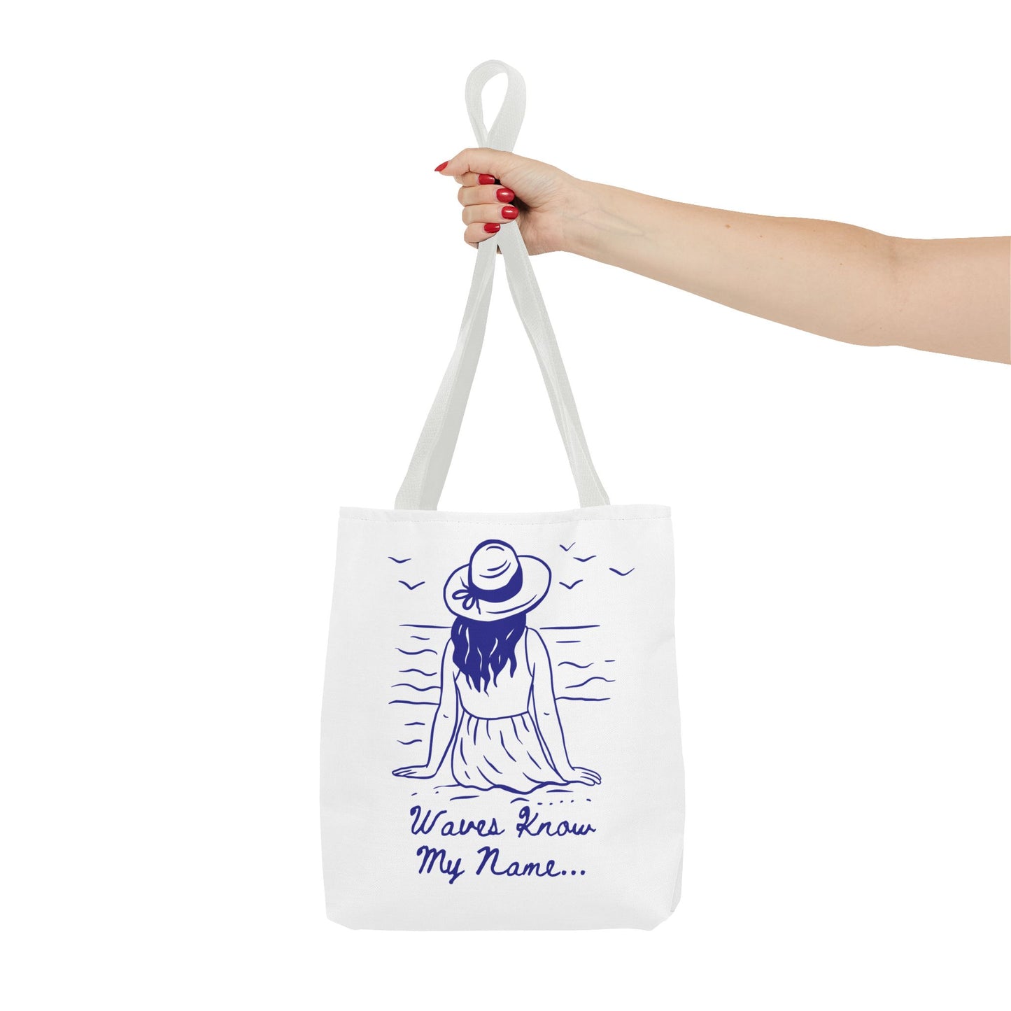 Beach Vibes Tote Bag – Summer Travel, Grocery & Gift Bag