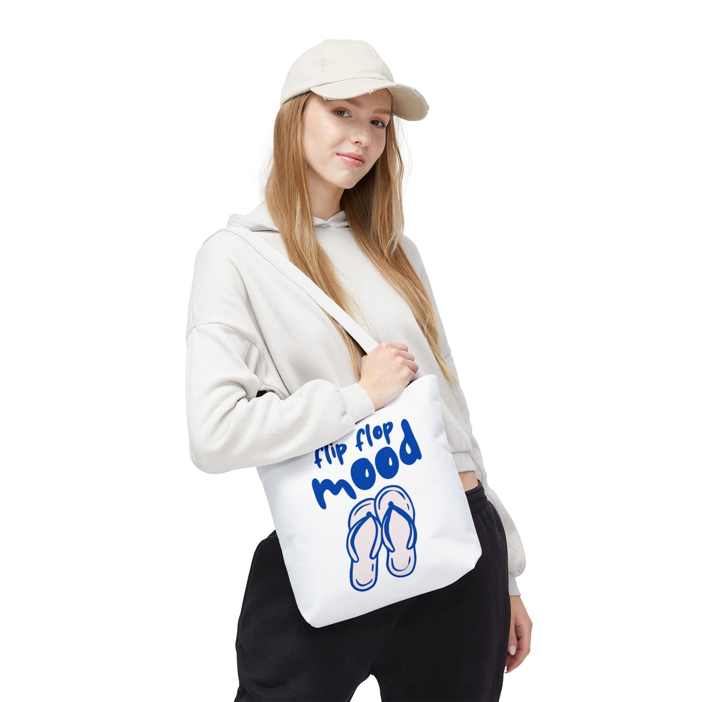 Fun Flip Flop Mood Tote Bag – Beach Days & Summer Vacation Gift