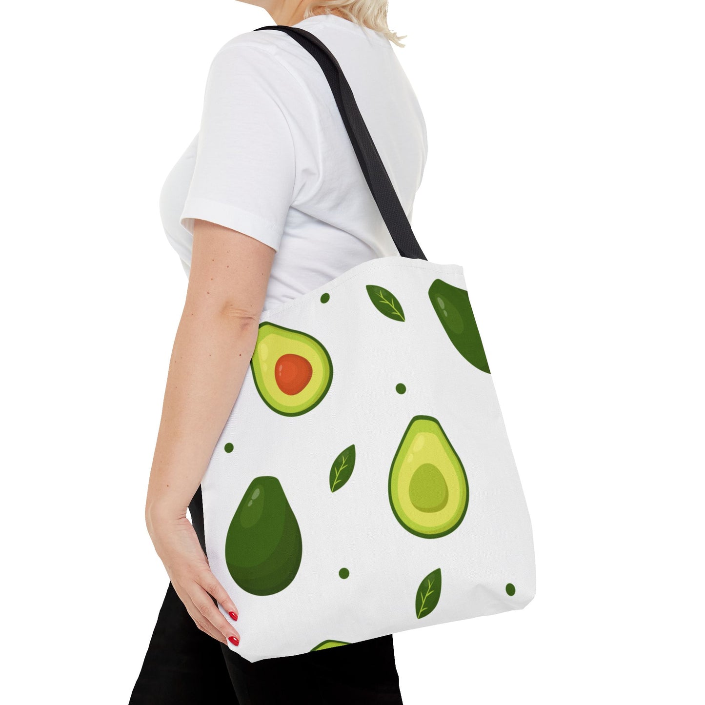 Avocado Pattern Tote Bag – Eco-Friendly Reusable Shopper