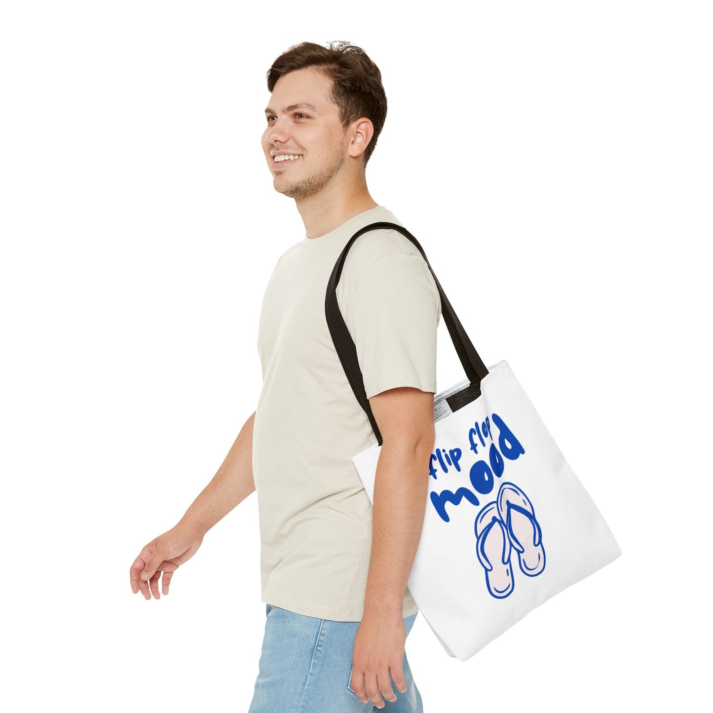 Fun Flip Flop Mood Tote Bag – Beach Days & Summer Vacation Gift