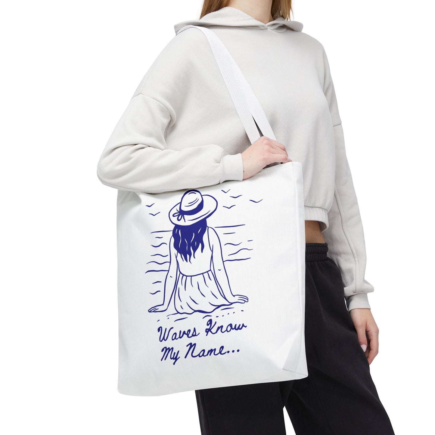 Beach Vibes Tote Bag – Summer Travel, Grocery & Gift Bag