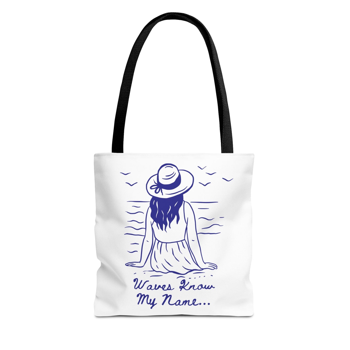 Beach Vibes Tote Bag – Summer Travel, Grocery & Gift Bag