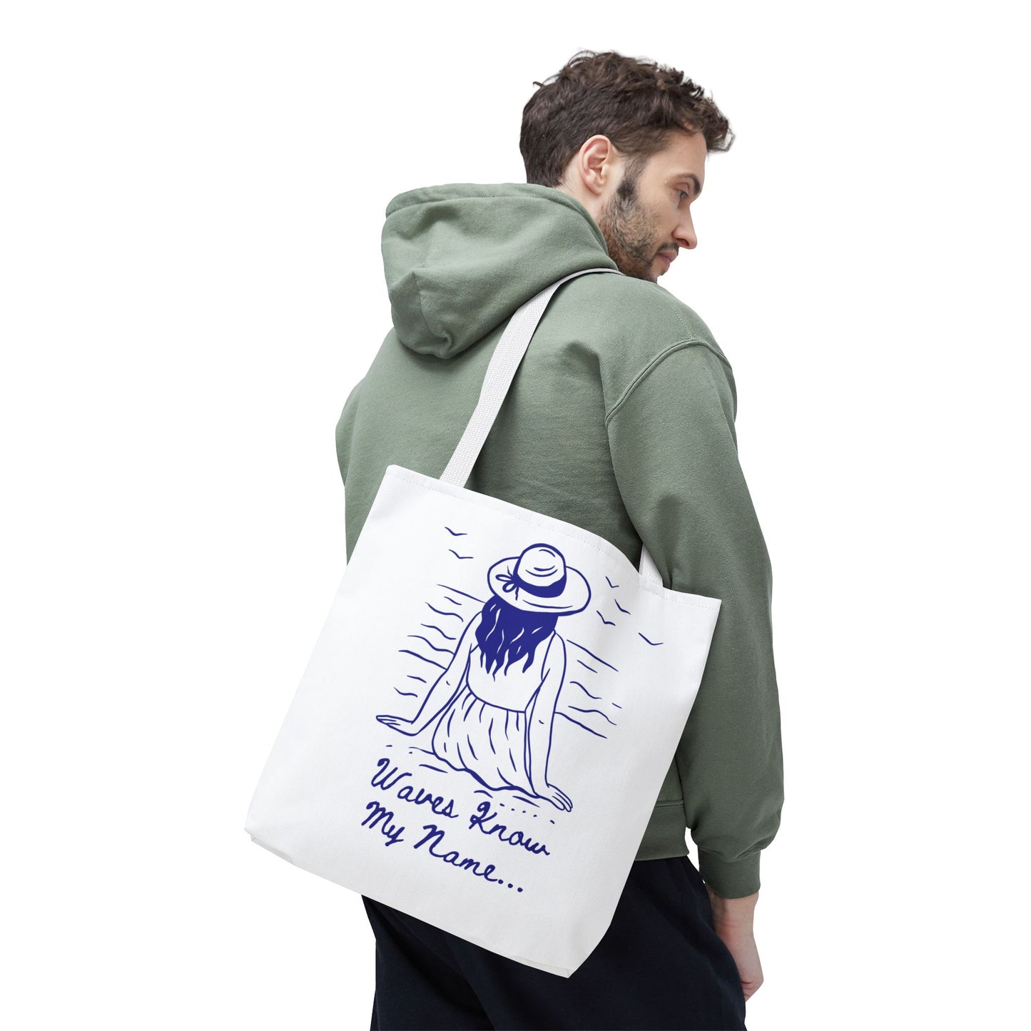 Beach Vibes Tote Bag – Summer Travel, Grocery & Gift Bag