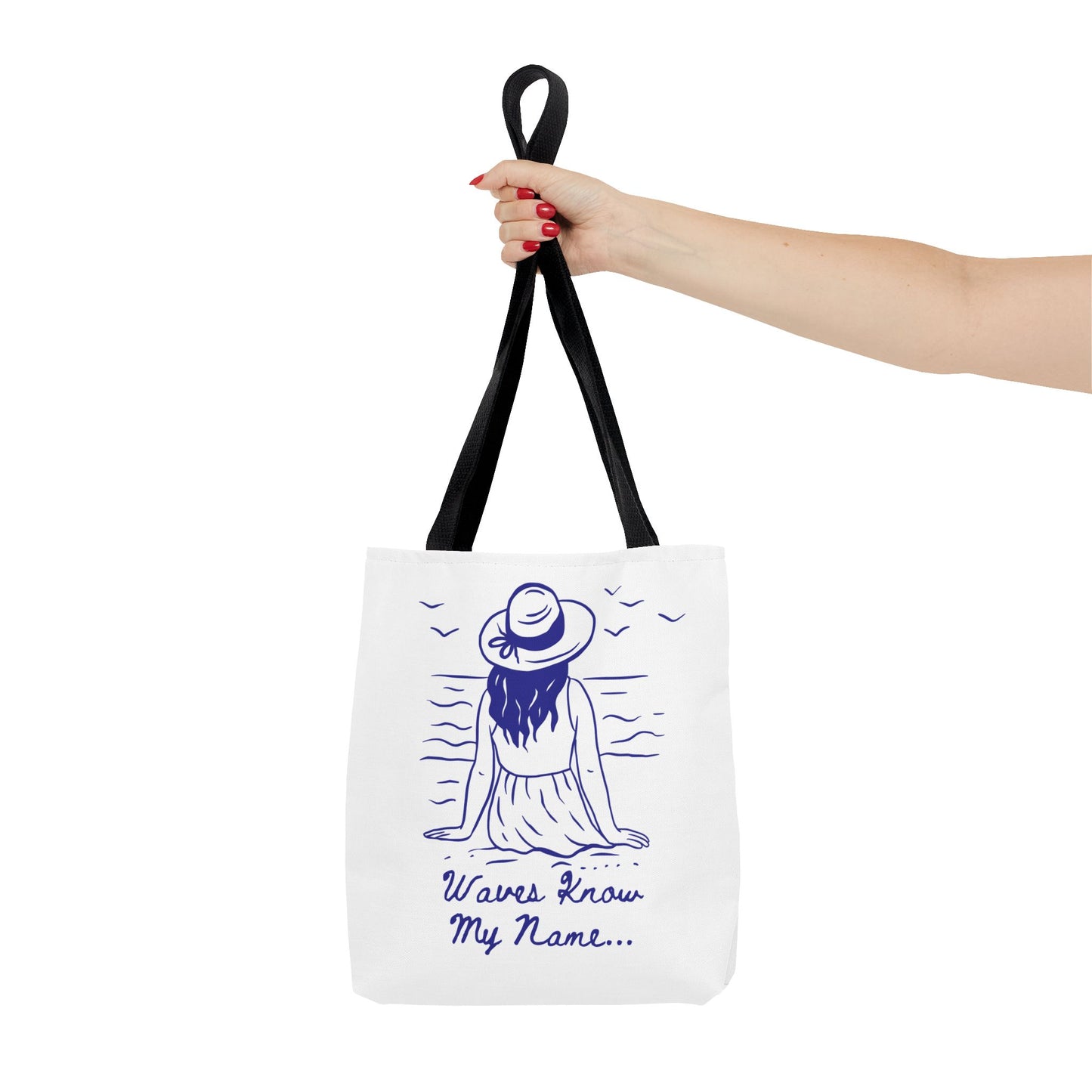 Beach Vibes Tote Bag – Summer Travel, Grocery & Gift Bag