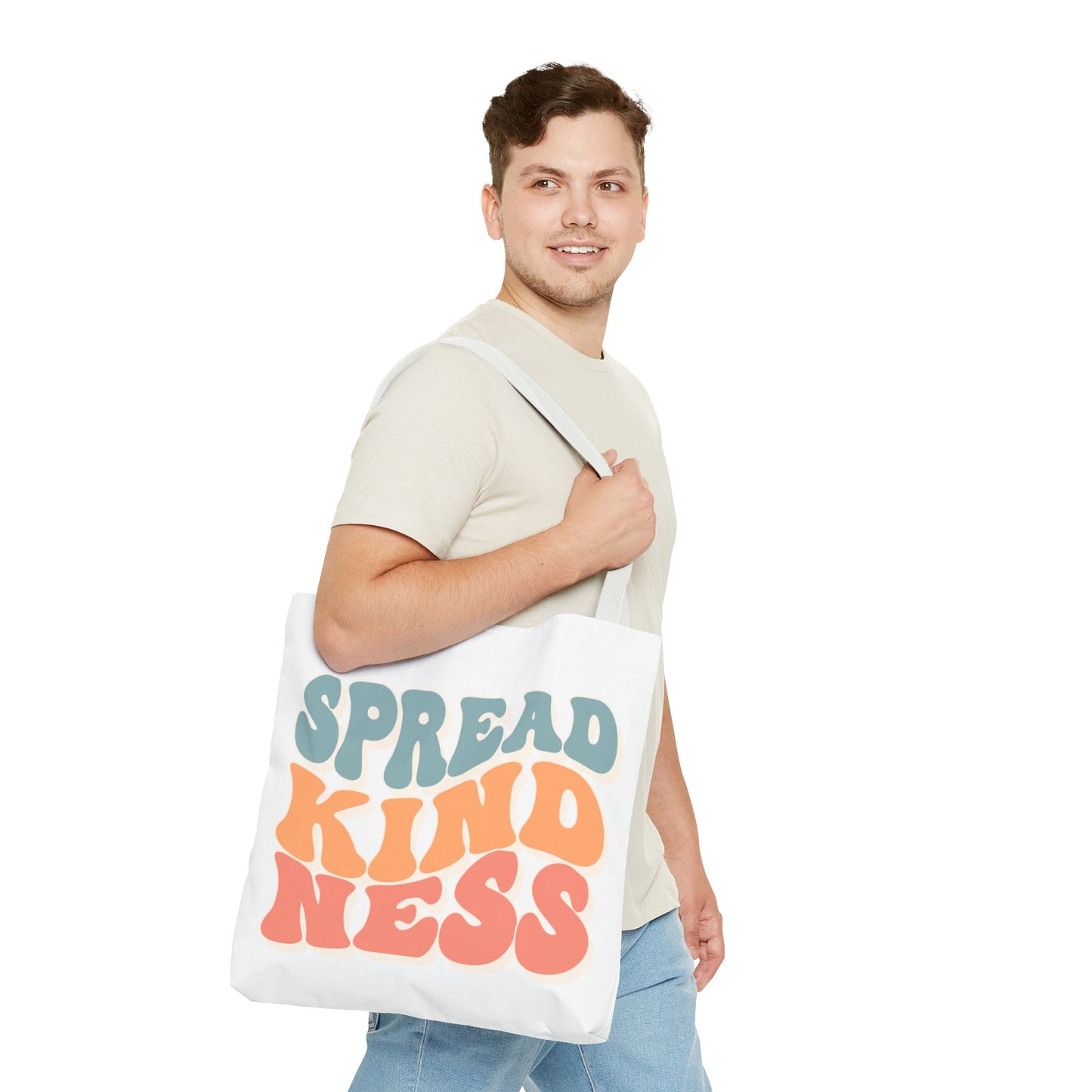 Spread Kindness Tote Bag – Eco-Friendly Inspirational Quote Bag