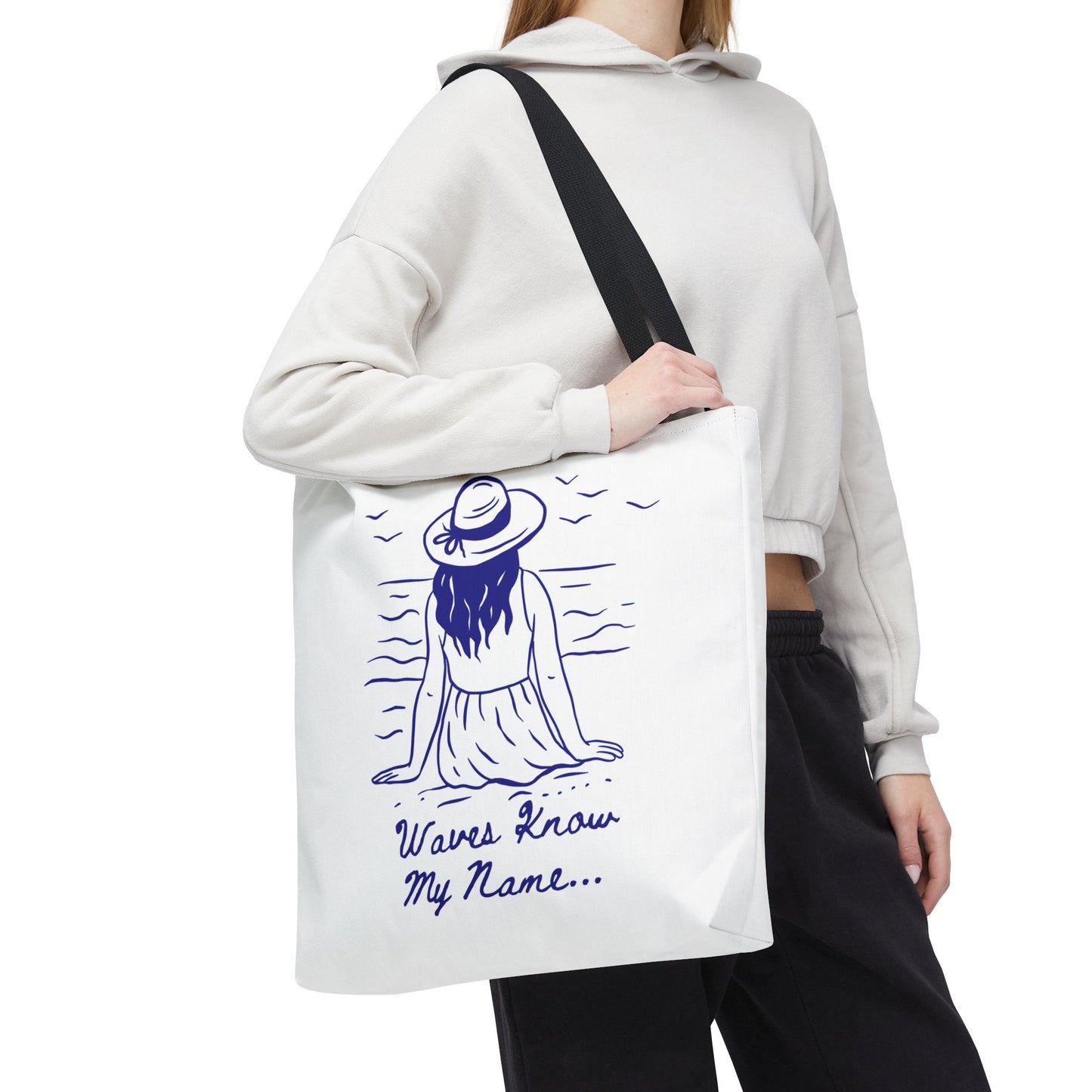 Beach Vibes Tote Bag – Summer Travel, Grocery & Gift Bag