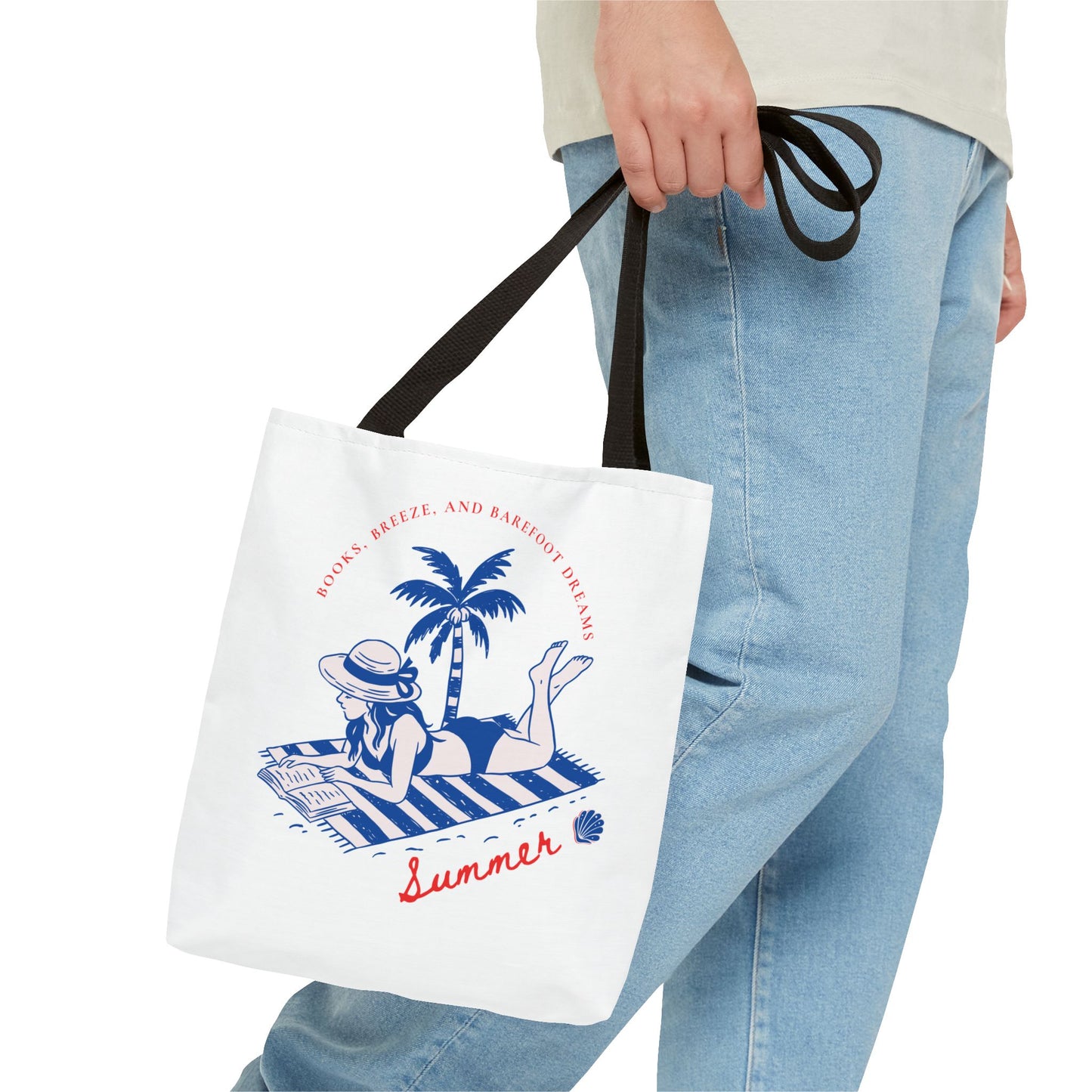 Summer Vibes Tote Bag – Eco-Friendly Vacation & Travel Essential