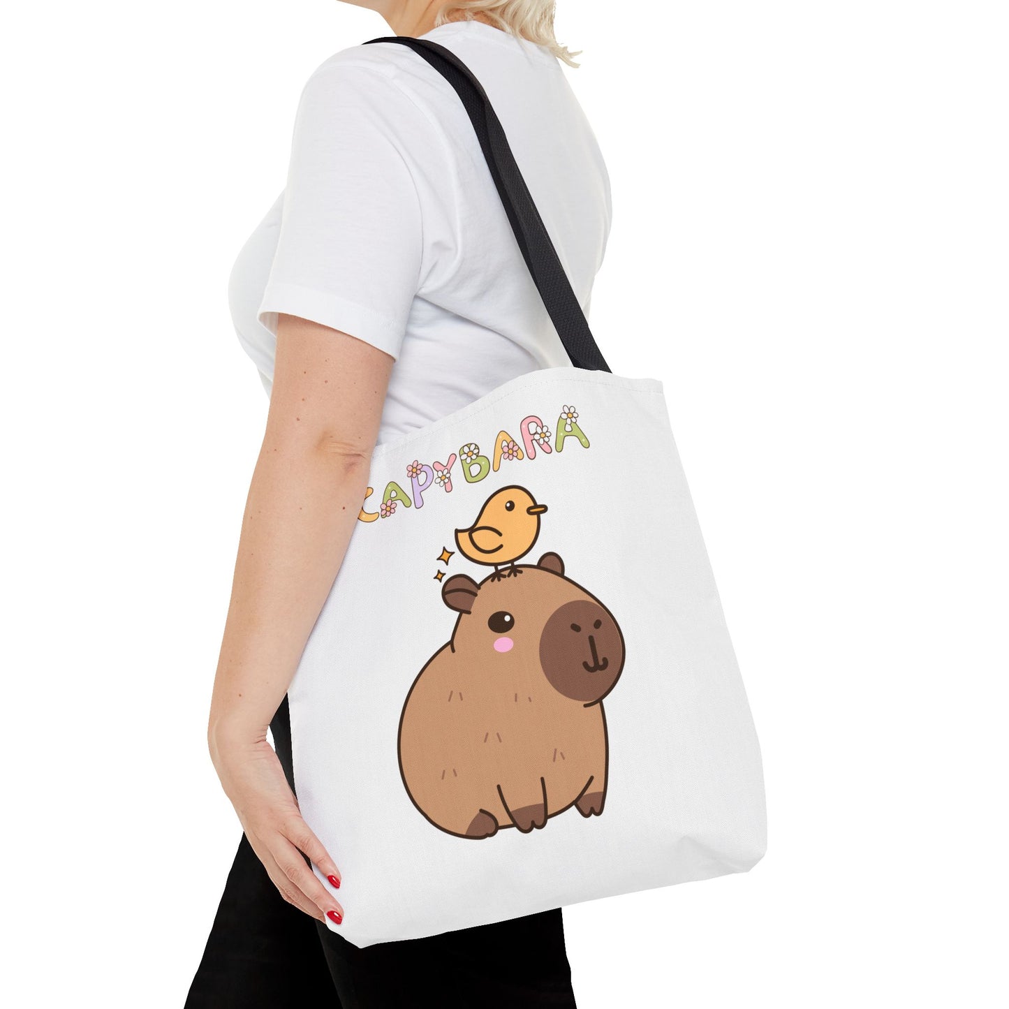 Cute Capybara Tote Bag – Eco-Friendly Gift for Animal Lovers