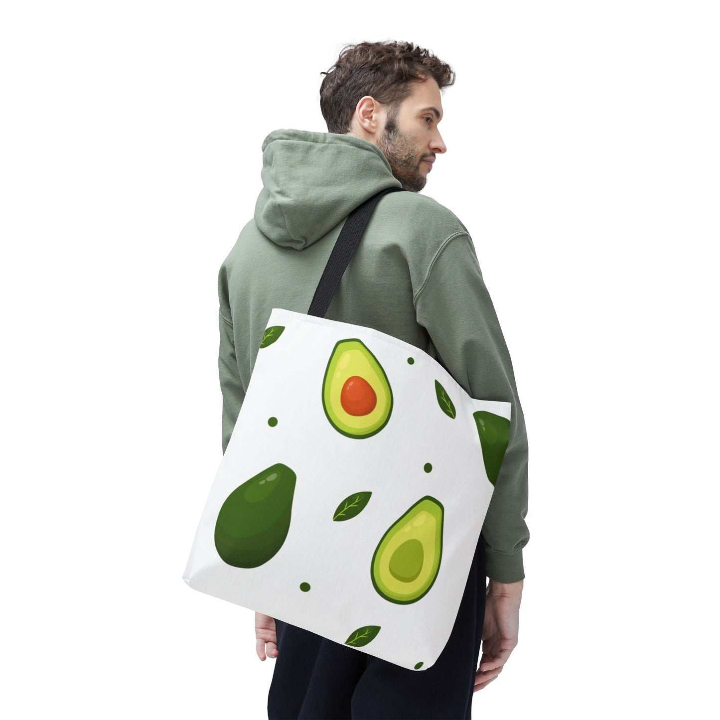 Avocado Pattern Tote Bag – Eco-Friendly Reusable Shopper