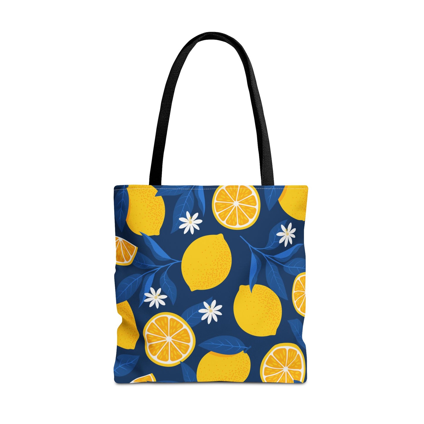 Lemon-Pattern Tote Bag – Eco-Friendly Summer Shopping Bag, Beach & Market Tote, Gift for Her