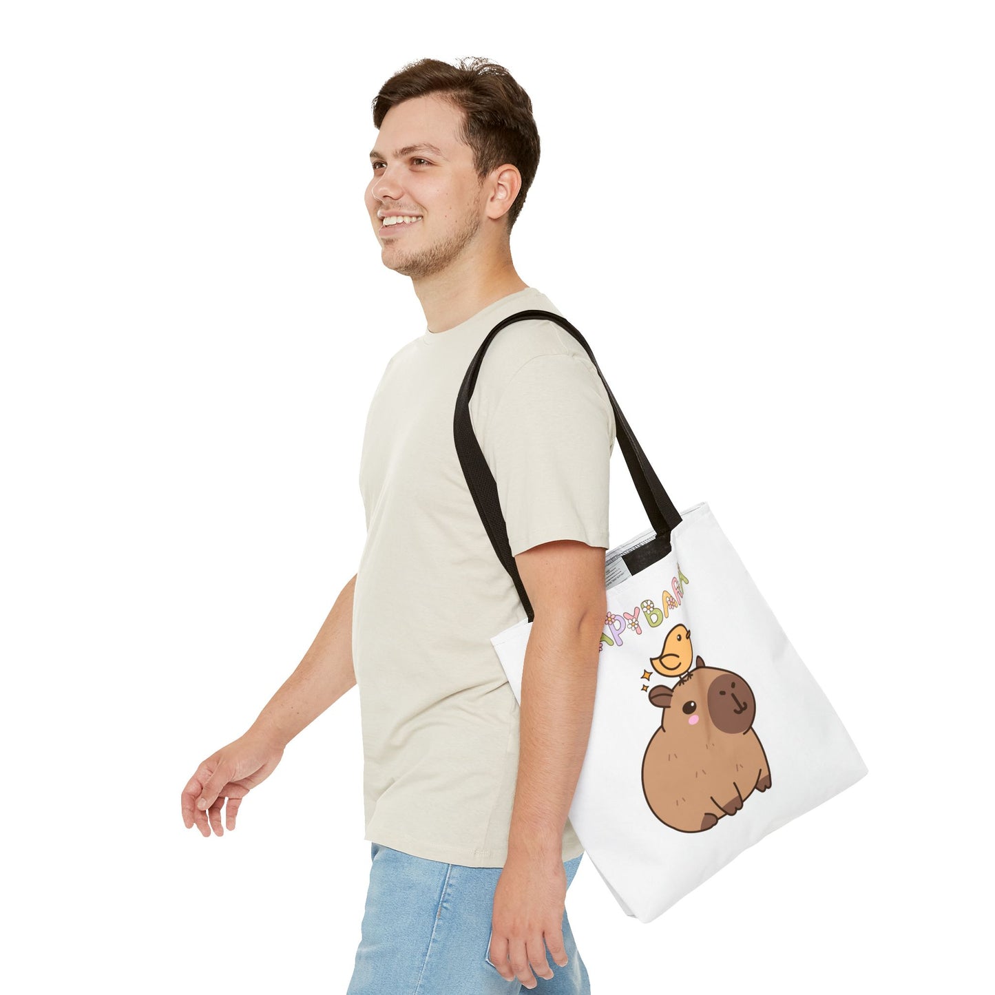 Cute Capybara Tote Bag – Eco-Friendly Gift for Animal Lovers