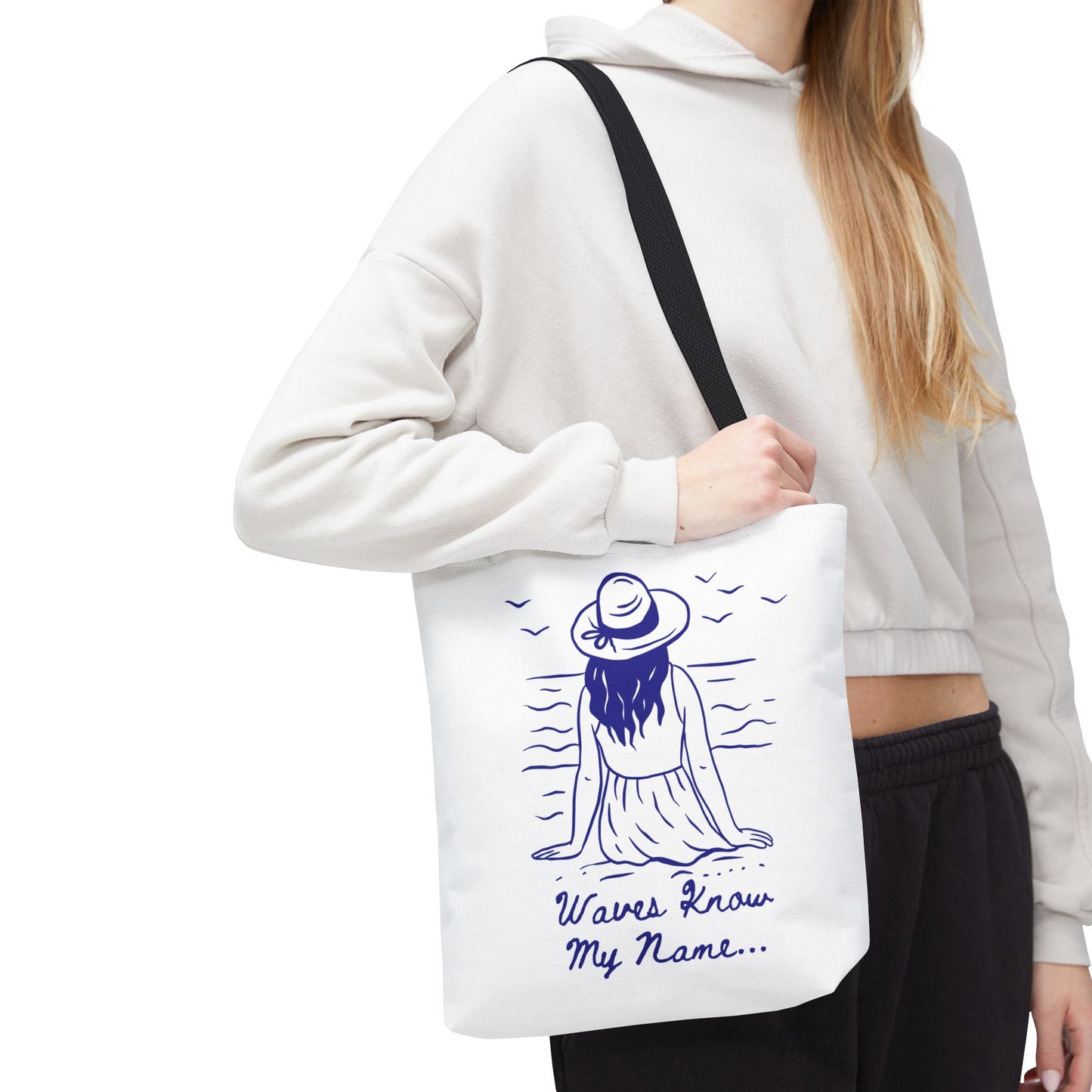 Beach Vibes Tote Bag – Summer Travel, Grocery & Gift Bag