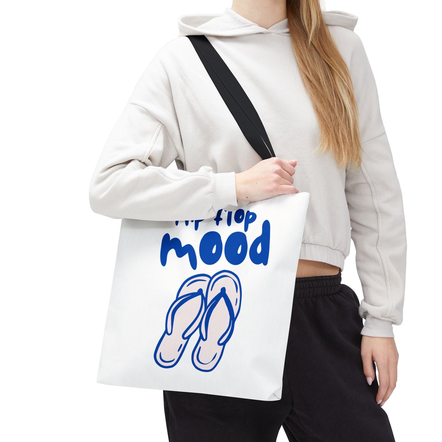 Fun Flip Flop Mood Tote Bag – Beach Days & Summer Vacation Gift