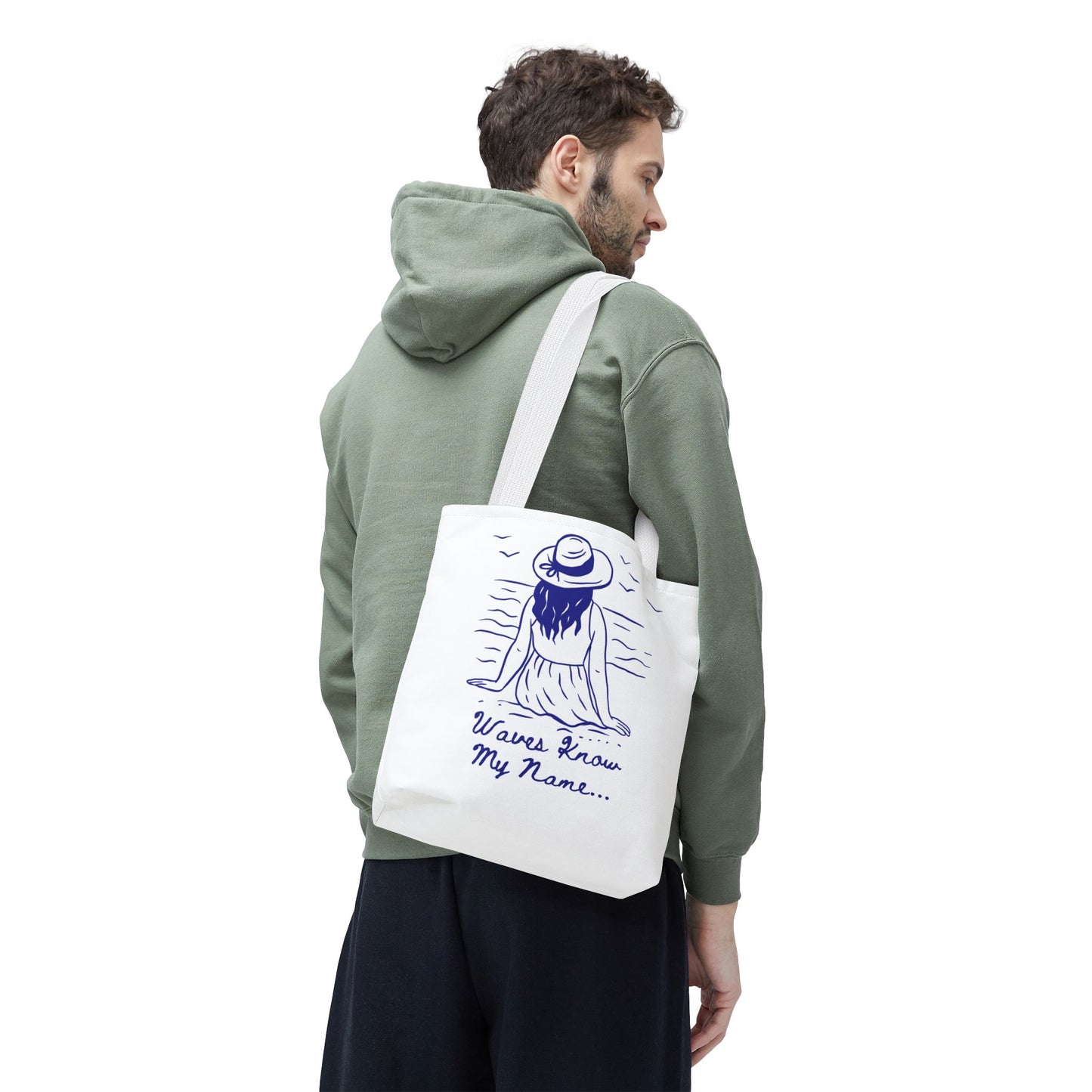 Beach Vibes Tote Bag – Summer Travel, Grocery & Gift Bag