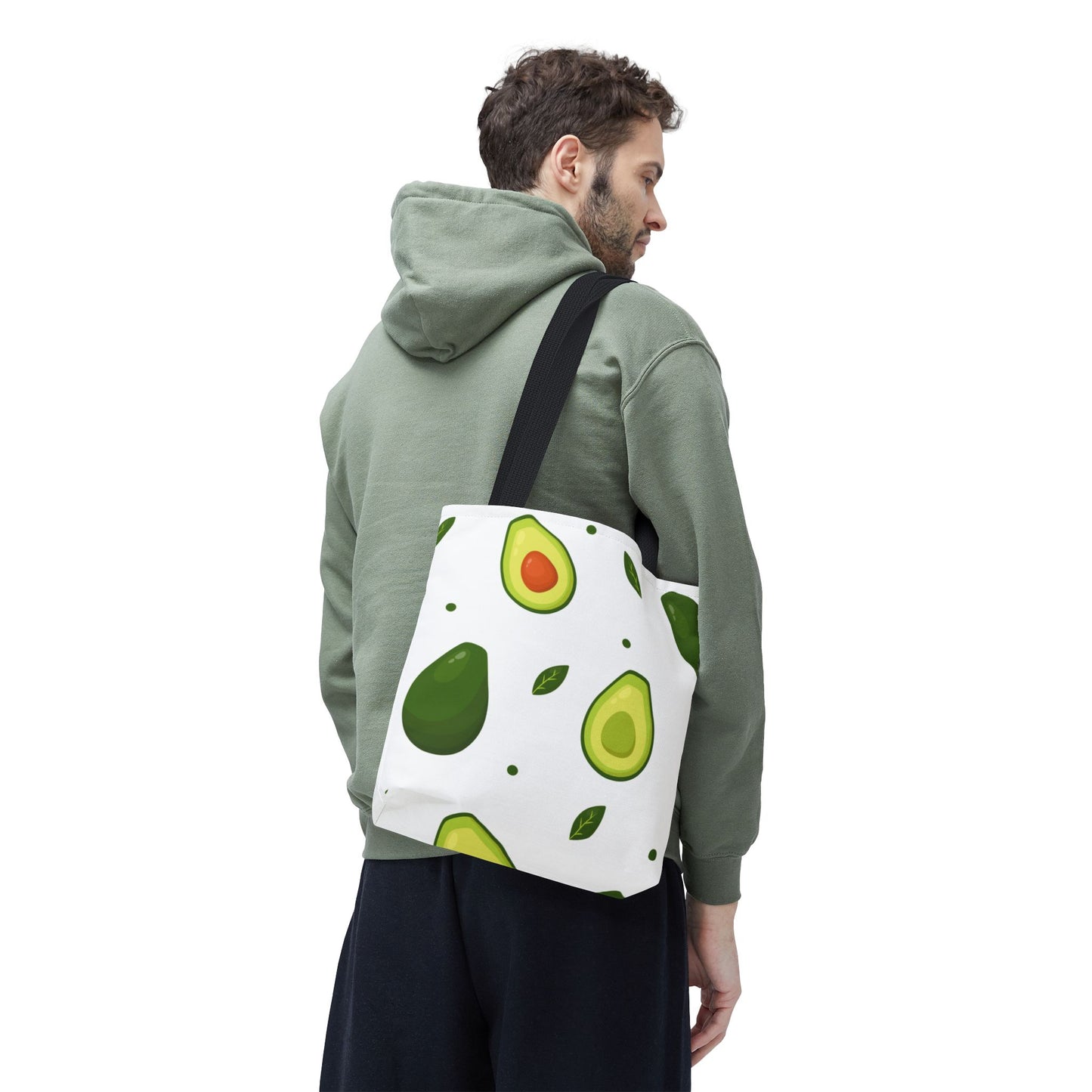 Avocado Pattern Tote Bag – Eco-Friendly Reusable Shopper