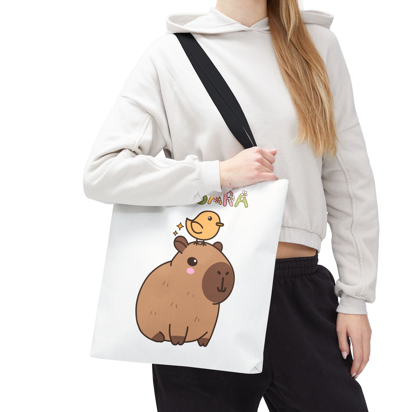 Cute Capybara Tote Bag – Eco-Friendly Gift for Animal Lovers