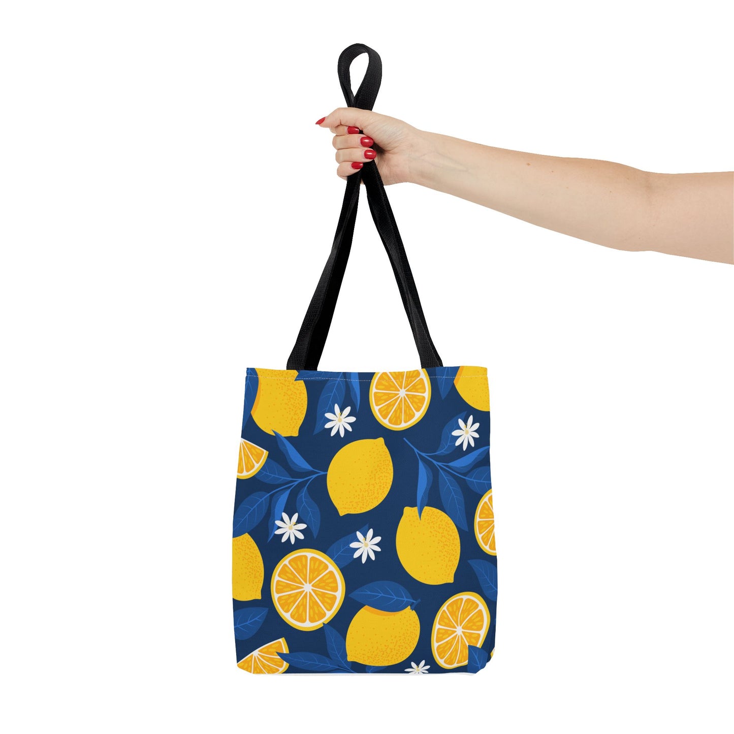 Lemon-Pattern Tote Bag – Eco-Friendly Summer Shopping Bag, Beach & Market Tote, Gift for Her