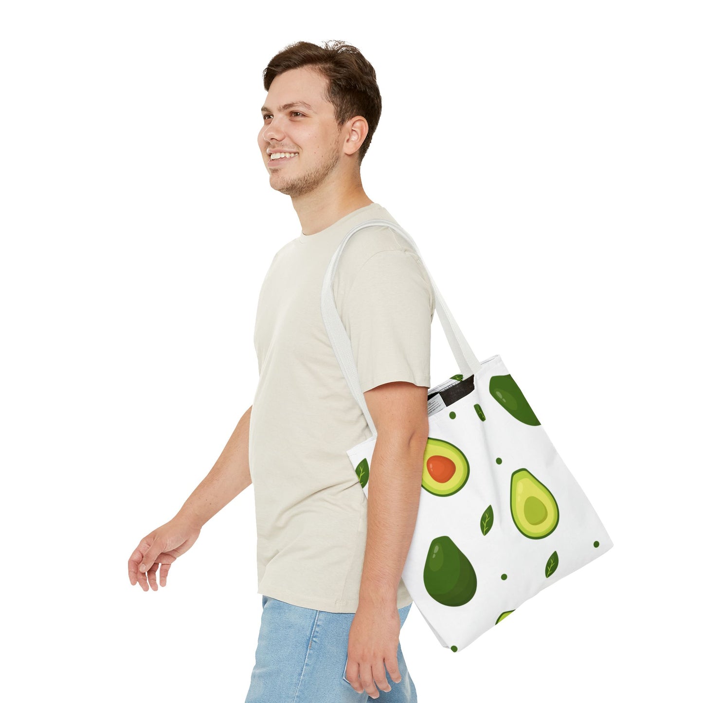 Avocado Pattern Tote Bag – Eco-Friendly Reusable Shopper