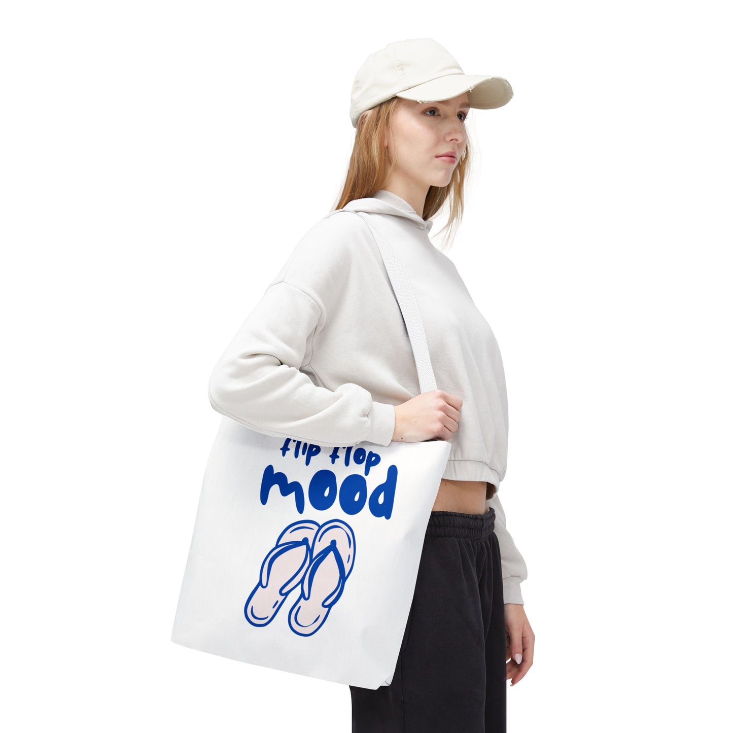 Fun Flip Flop Mood Tote Bag – Beach Days & Summer Vacation Gift