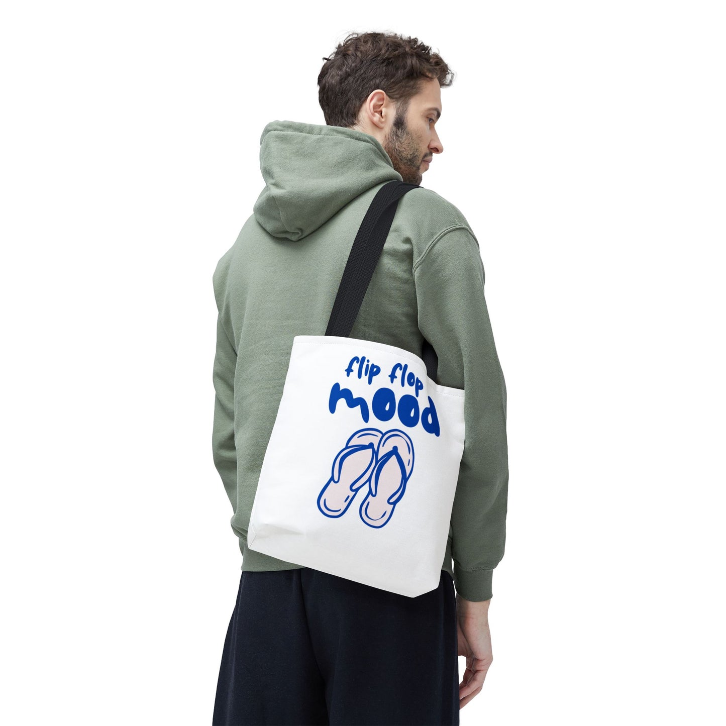 Fun Flip Flop Mood Tote Bag – Beach Days & Summer Vacation Gift
