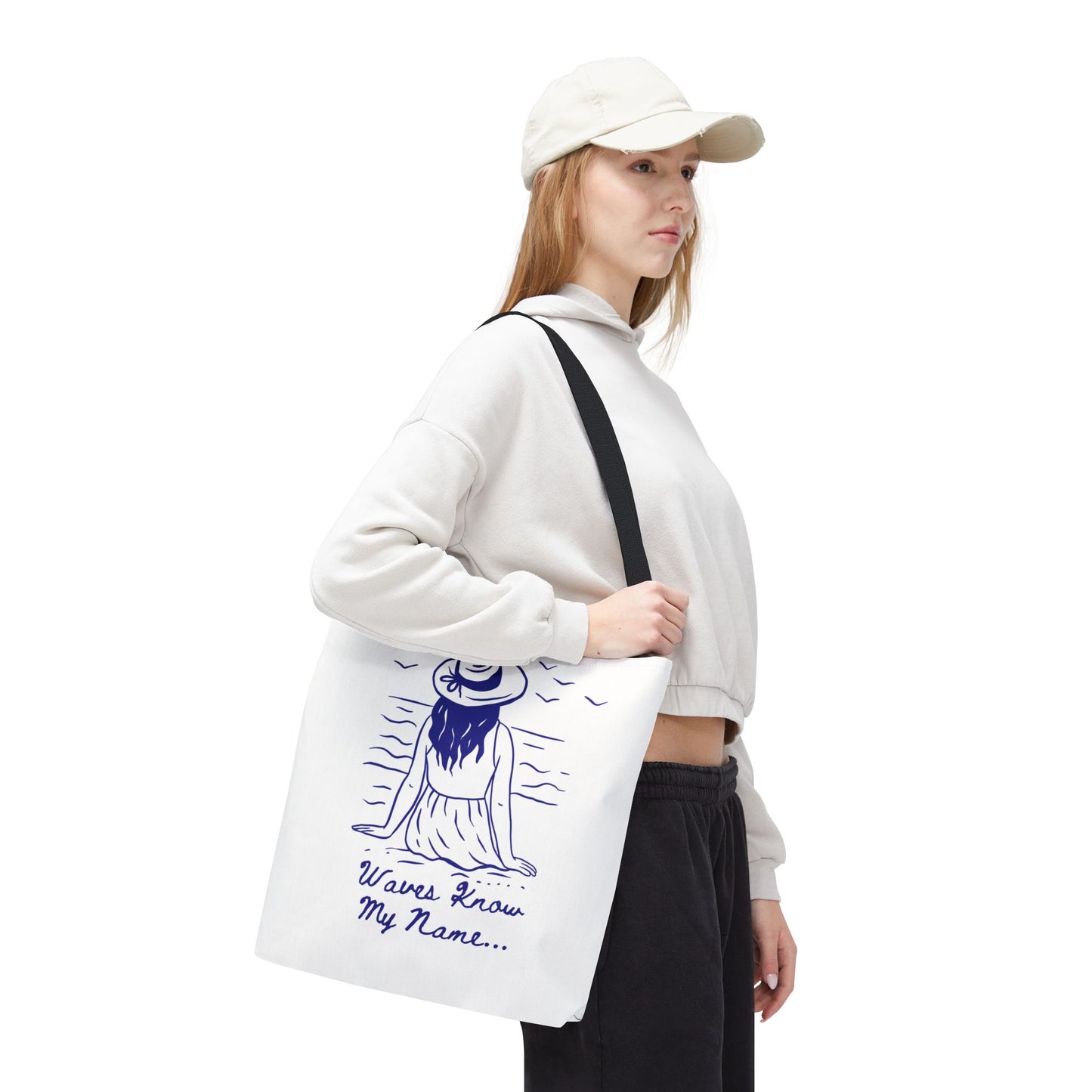 Beach Vibes Tote Bag – Summer Travel, Grocery & Gift Bag