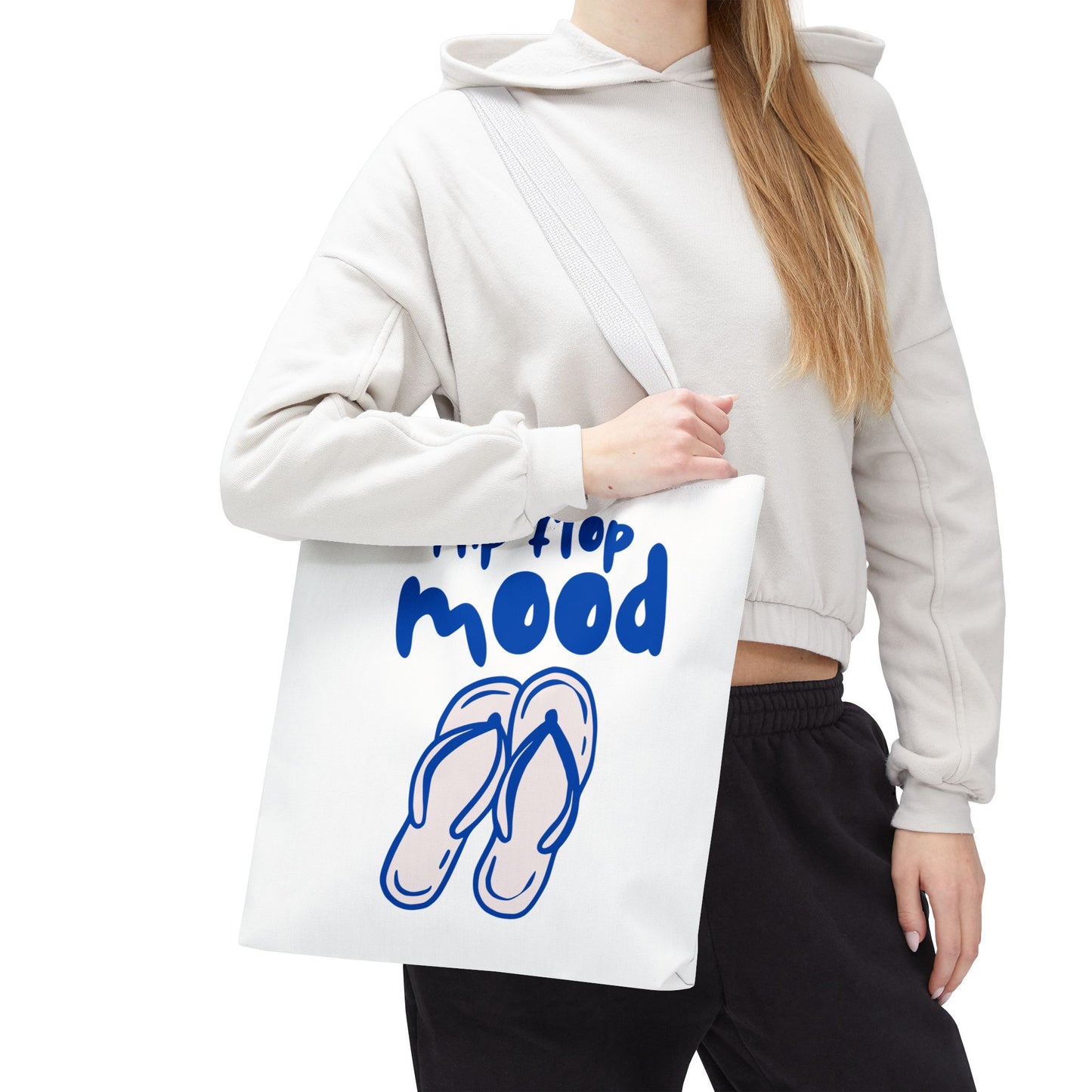 Fun Flip Flop Mood Tote Bag – Beach Days & Summer Vacation Gift