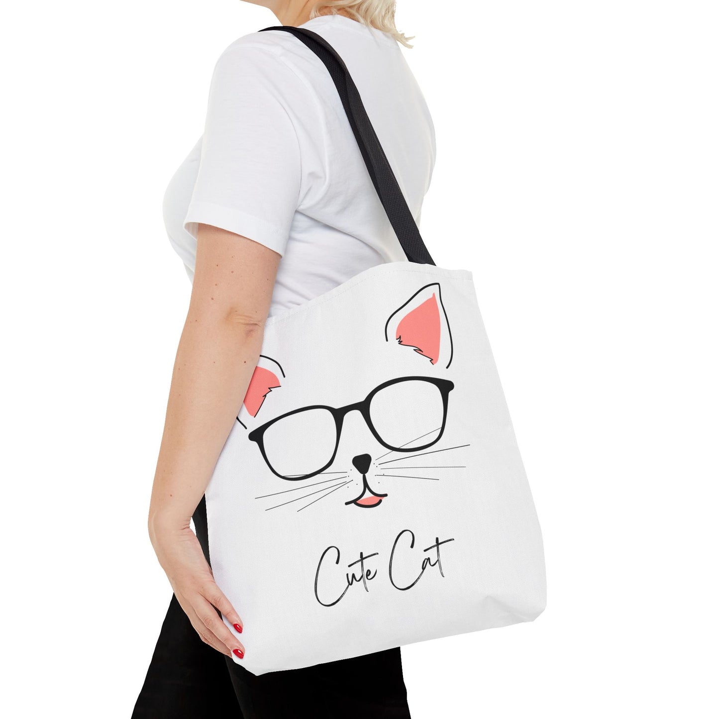 Cute Cat Tote Bag – Eco-Friendly Gift for Cat Lovers