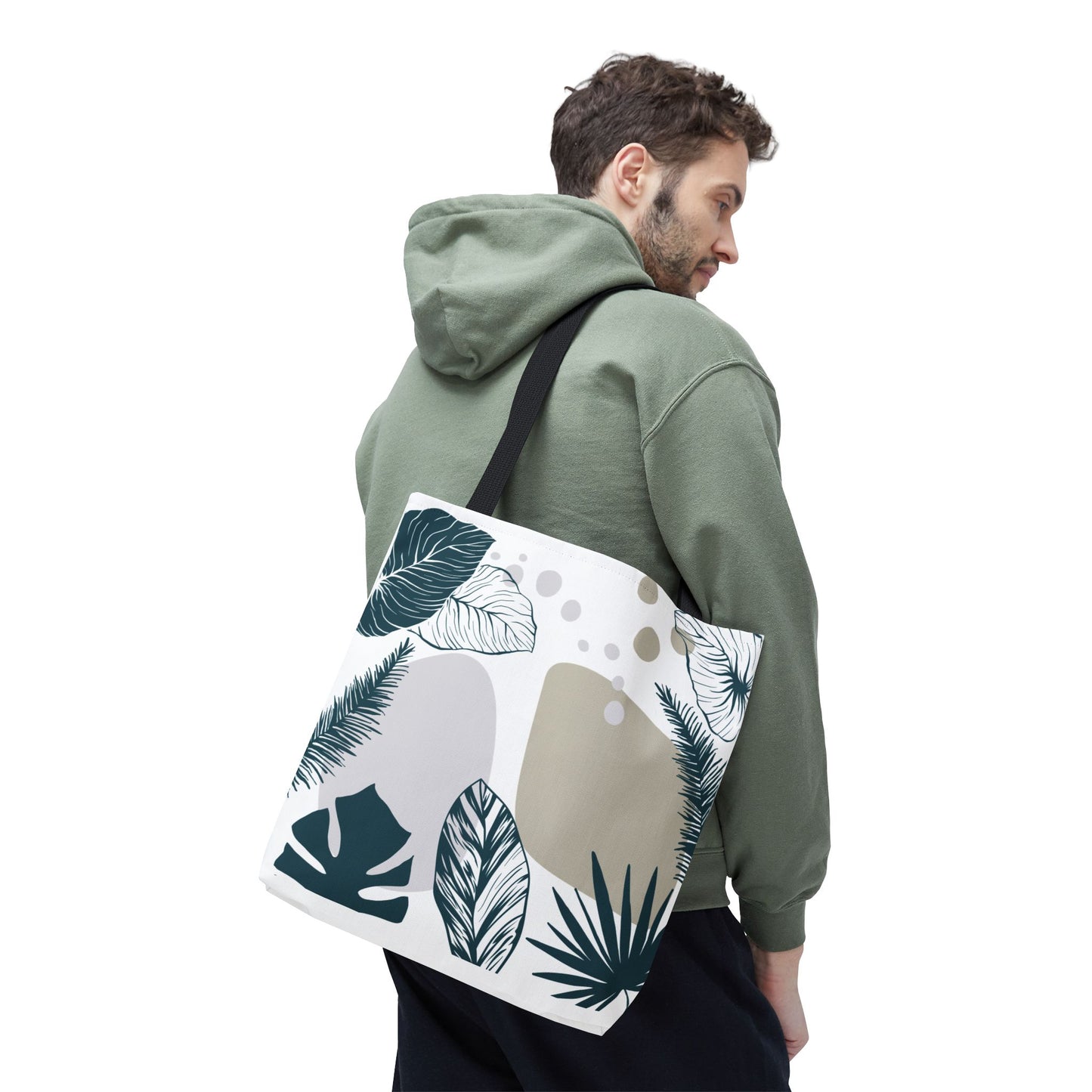 Chic Botanical Tote Bag – Floral Eco-Friendly Everyday Carryall