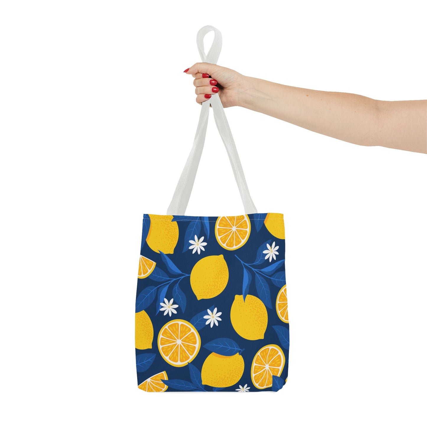 Lemon-Pattern Tote Bag – Eco-Friendly Summer Shopping Bag, Beach & Market Tote, Gift for Her