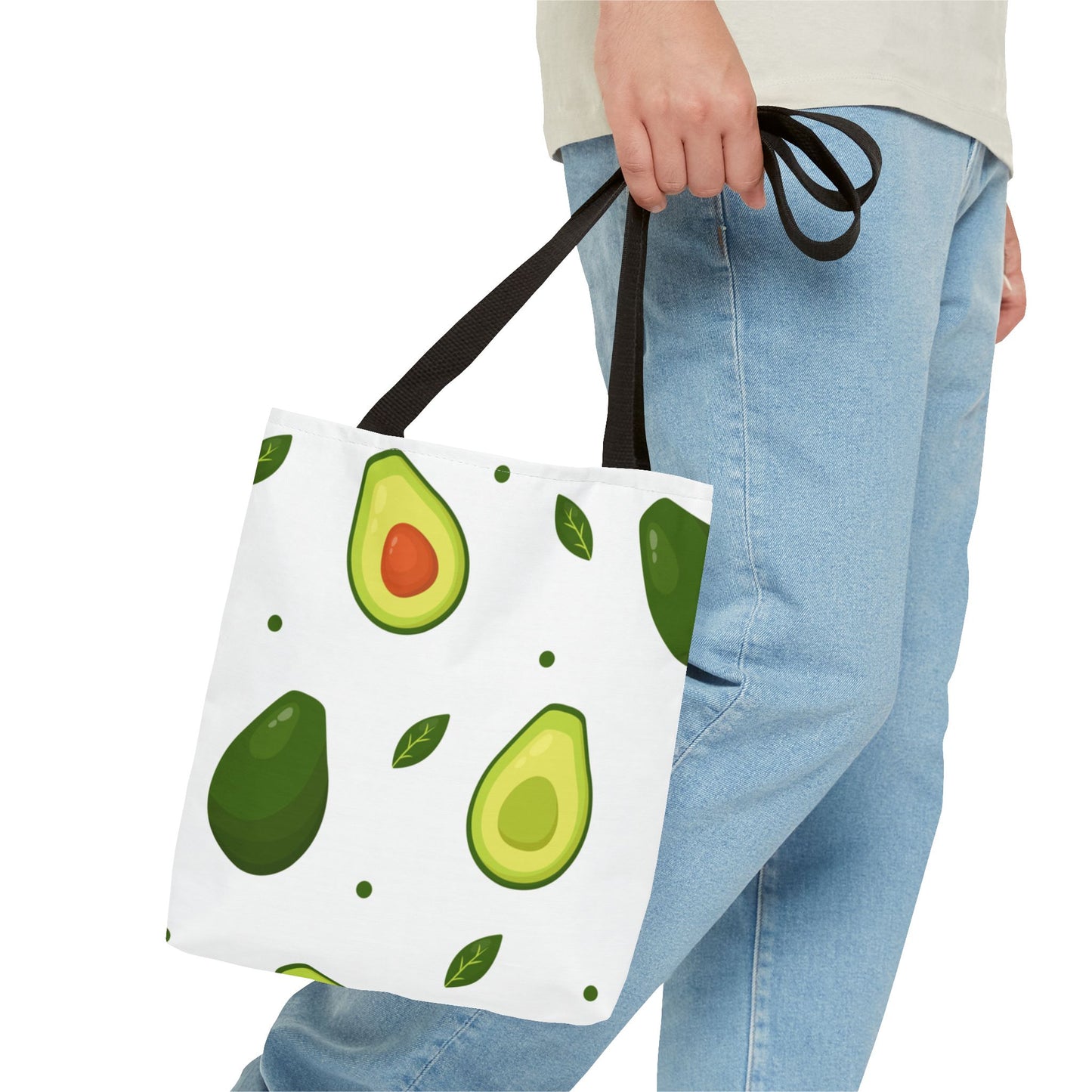 Avocado Pattern Tote Bag – Eco-Friendly Reusable Shopper