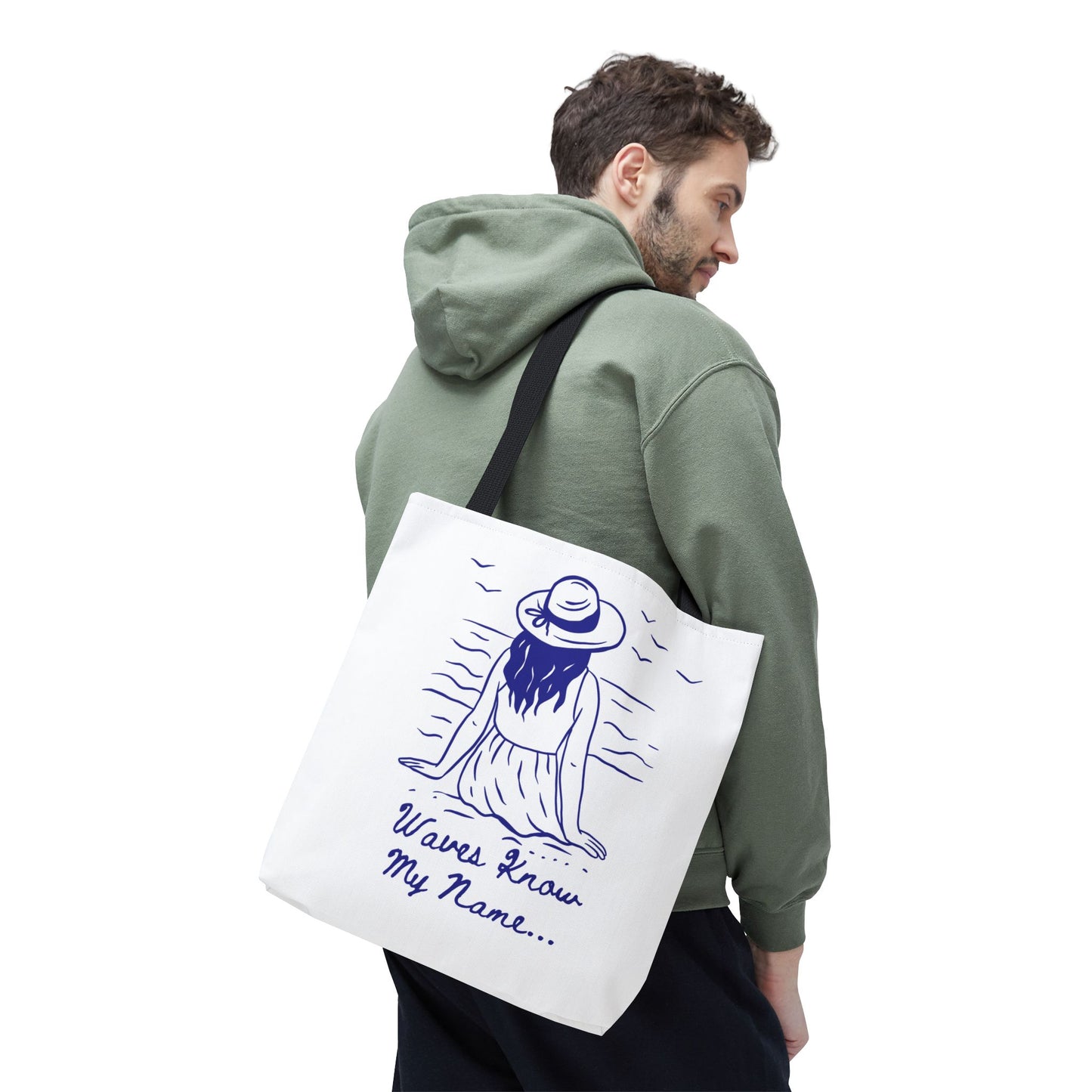 Beach Vibes Tote Bag – Summer Travel, Grocery & Gift Bag